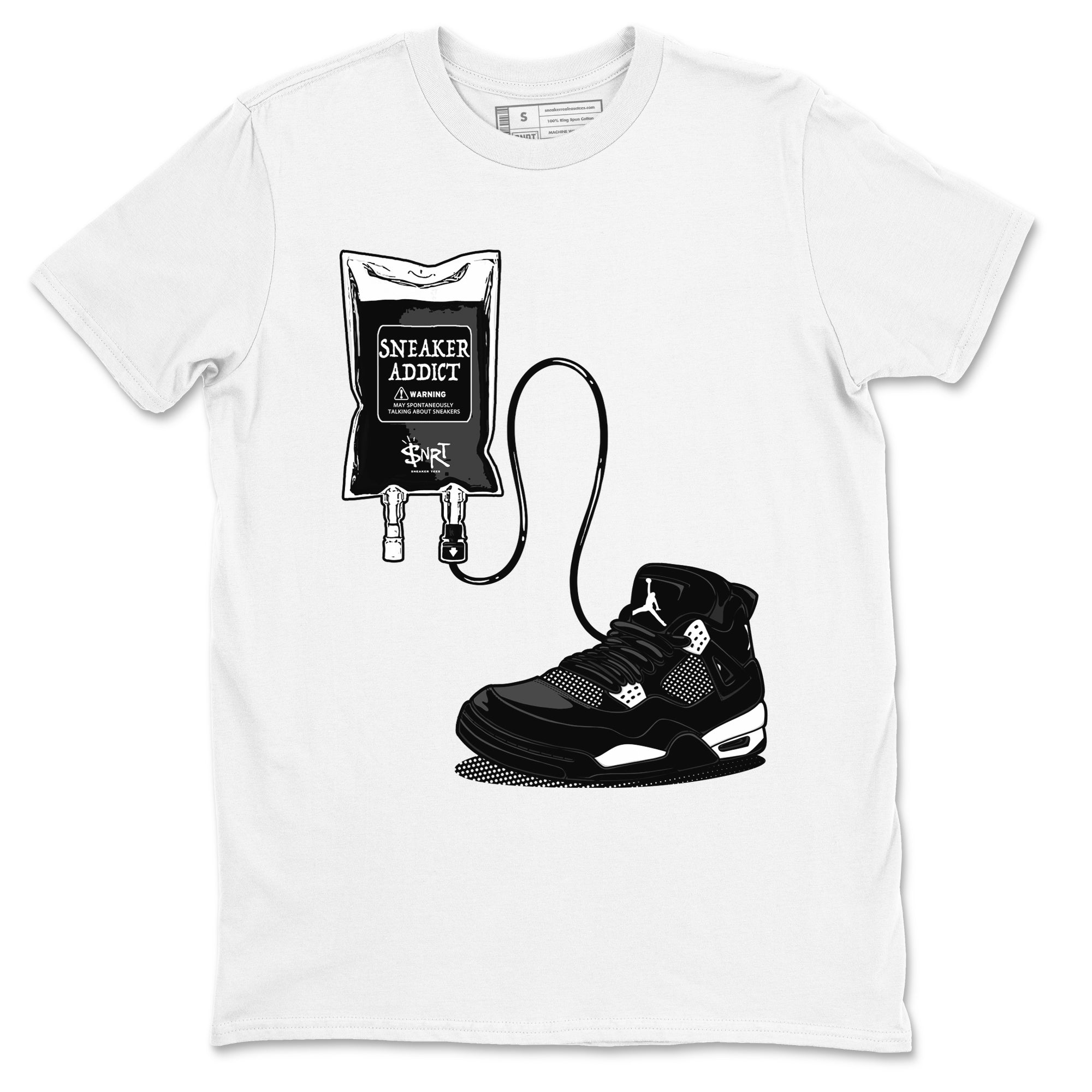 Sneaker Therapy Sneaker Tees - Air Jordan 4 White Thunder