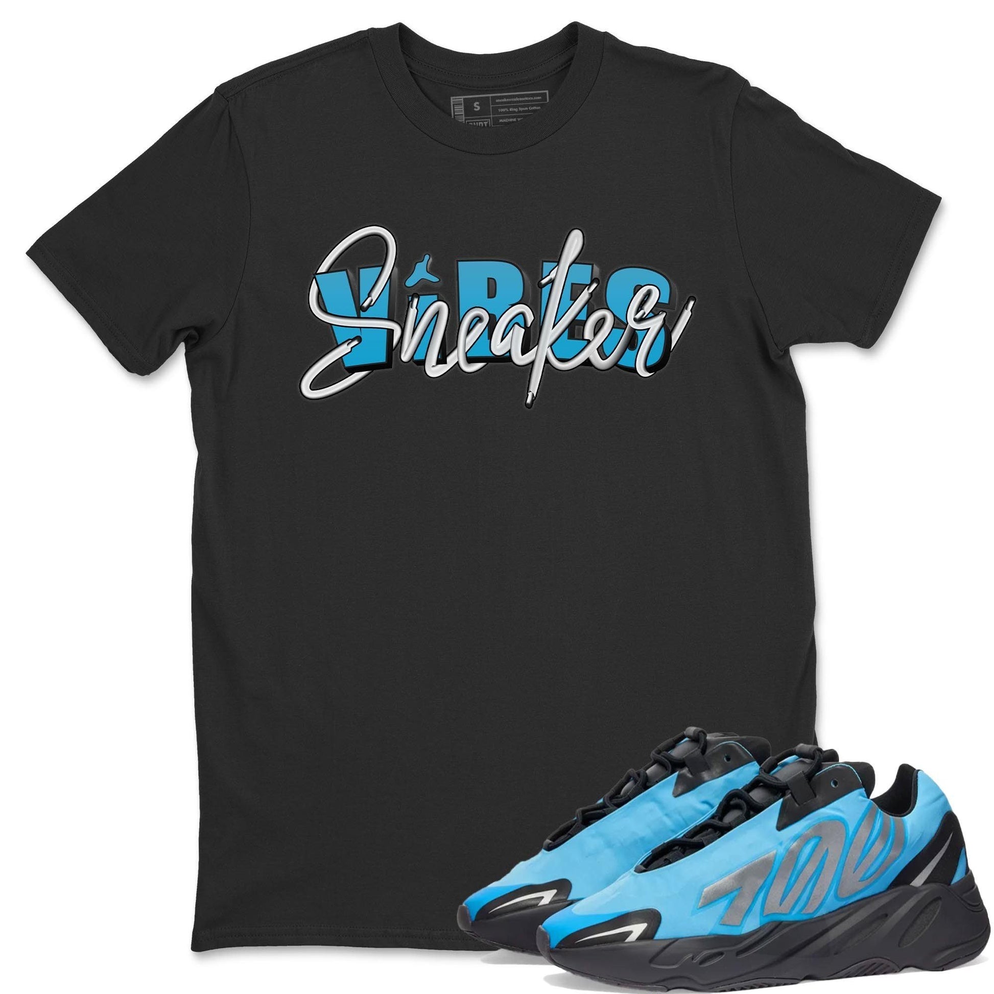 Sneaker Vibes Unisex Tops - Yeezy 700 Bright Cyan