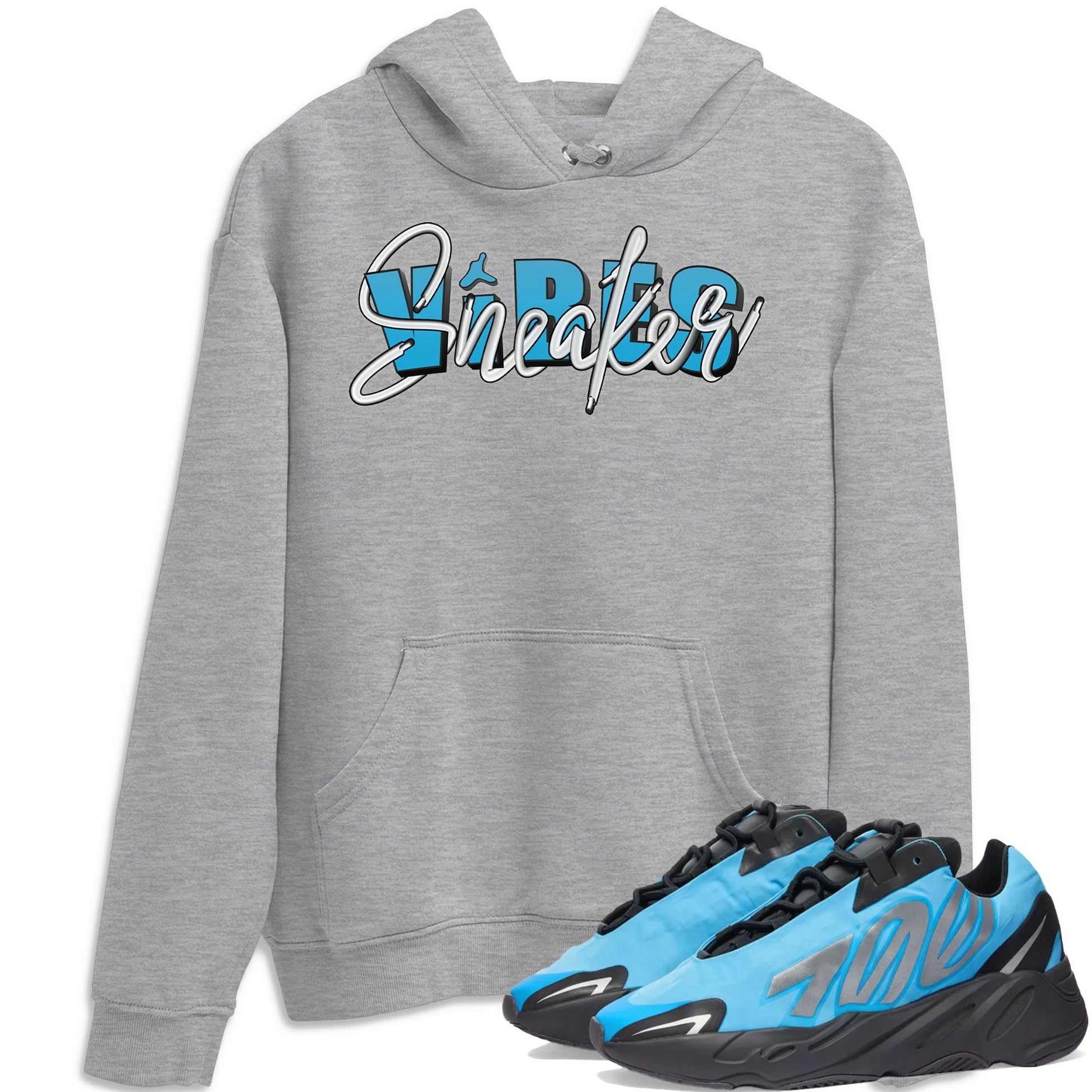 Sneaker Vibes Unisex Tops - Yeezy 700 Bright Cyan