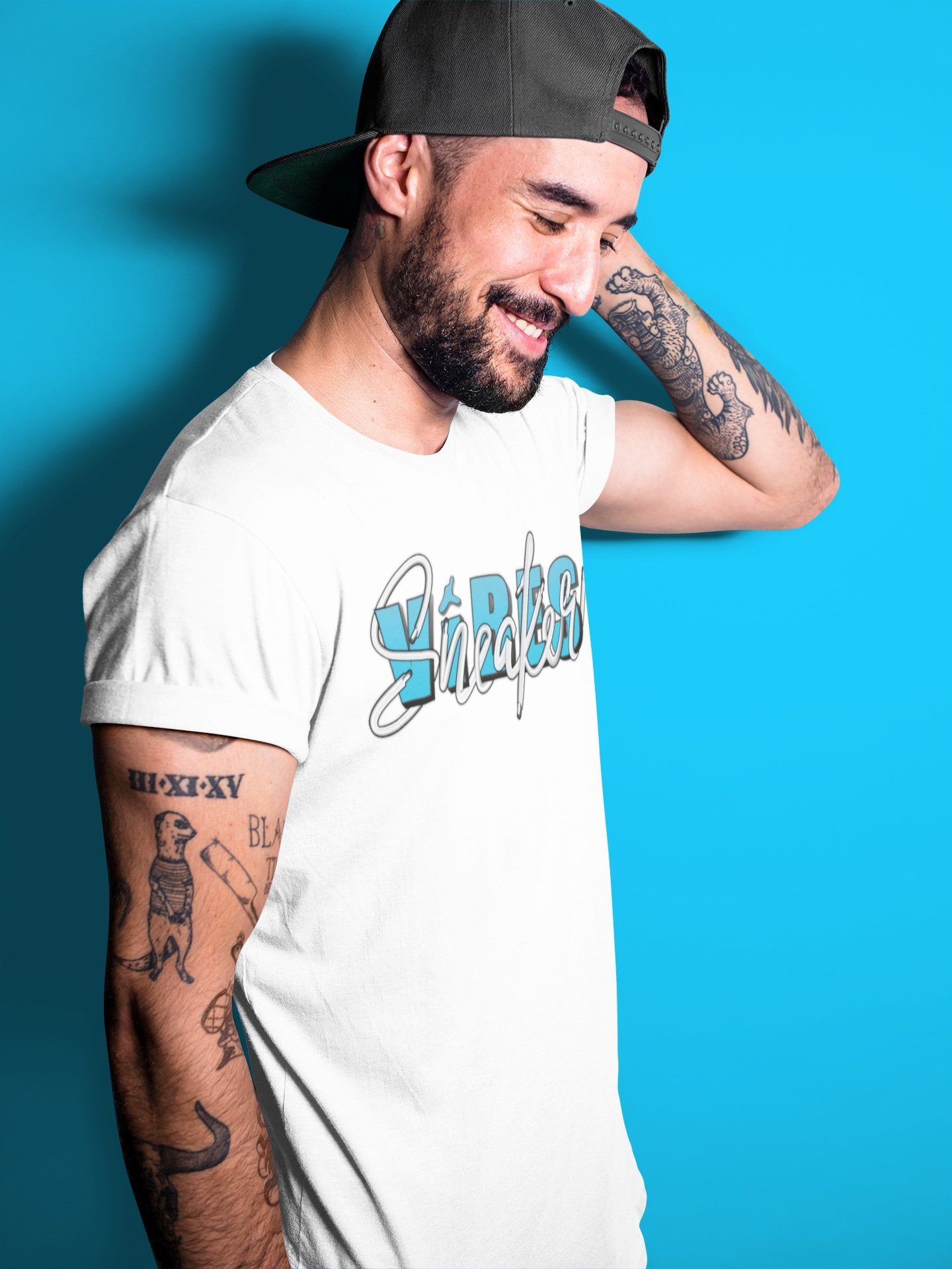 Sneaker Vibes Unisex Tops - Yeezy 700 Bright Cyan