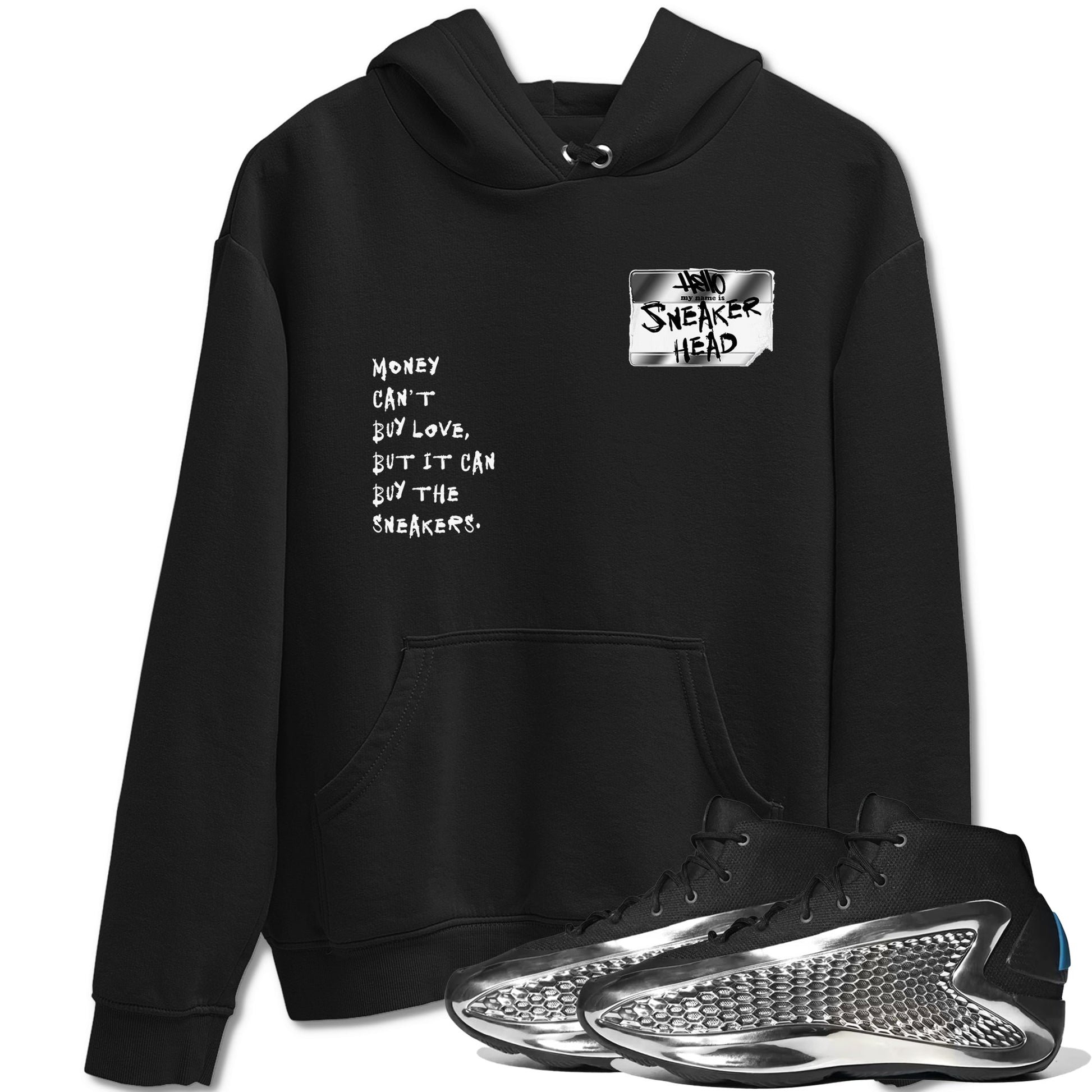 Sneakerhead Badge Sneaker Tees - AE 1 Silver Metallic