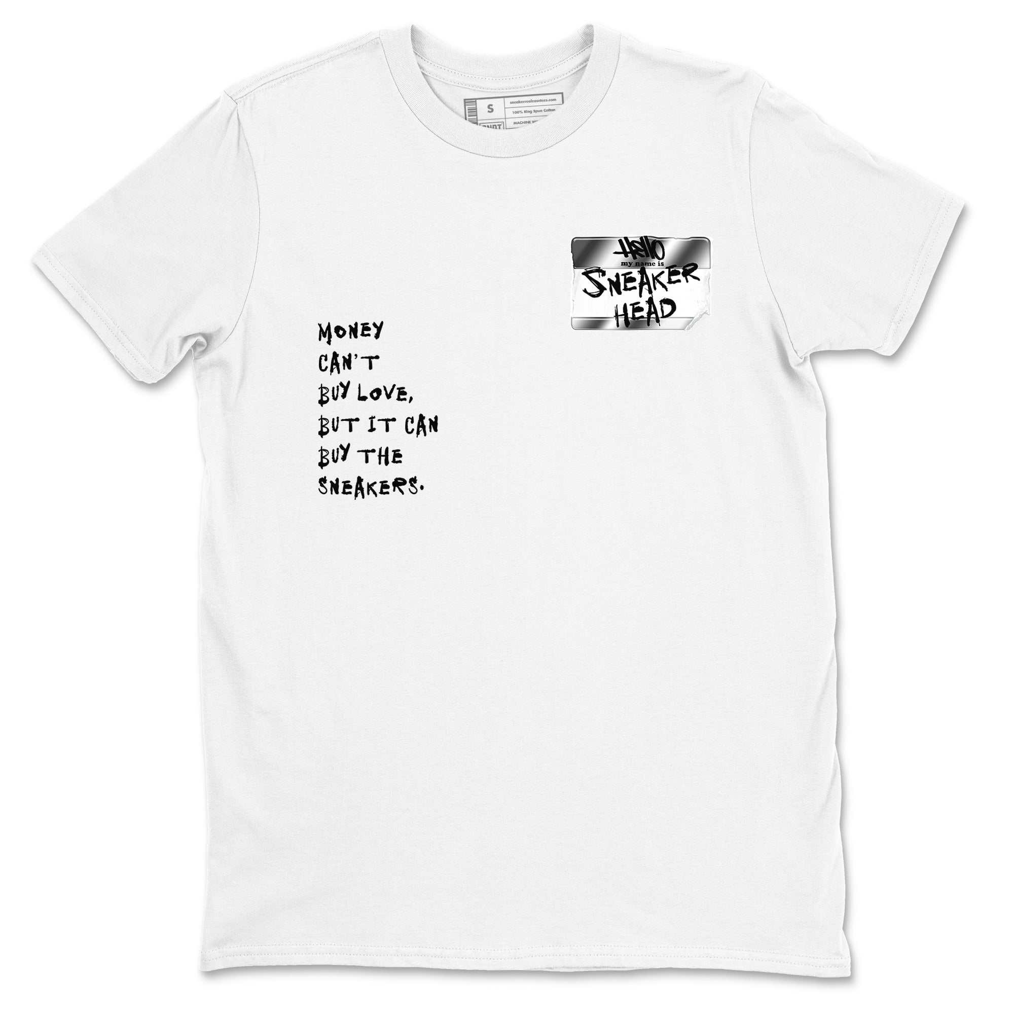Sneakerhead Badge Sneaker Tees - AE 1 Silver Metallic
