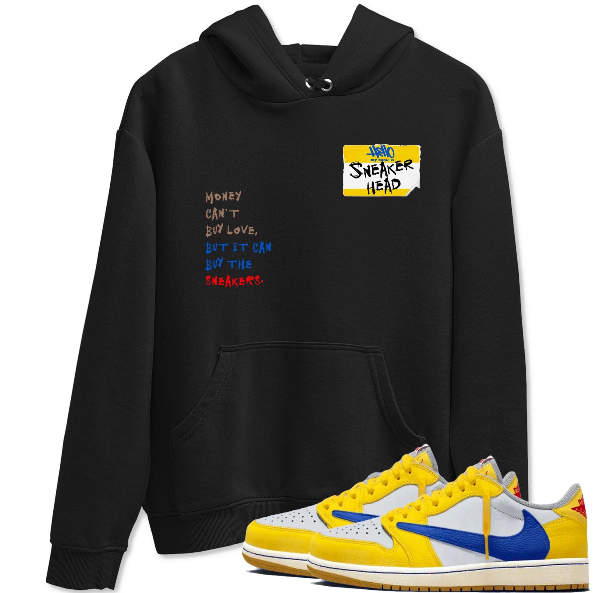 Sneakerhead Badge Sneaker Tees - Air Jordan 1 Travis Scott Canary