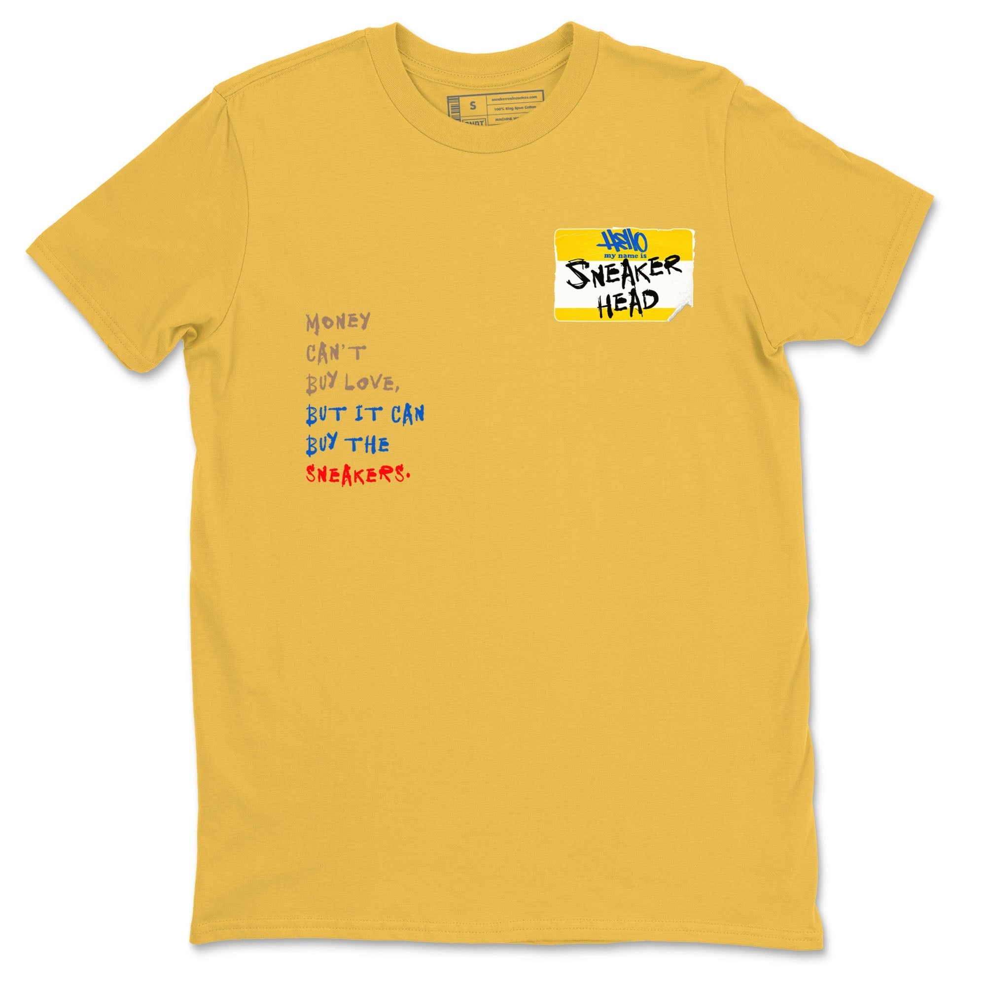 Sneakerhead Badge Sneaker Tees - Air Jordan 1 Travis Scott Canary