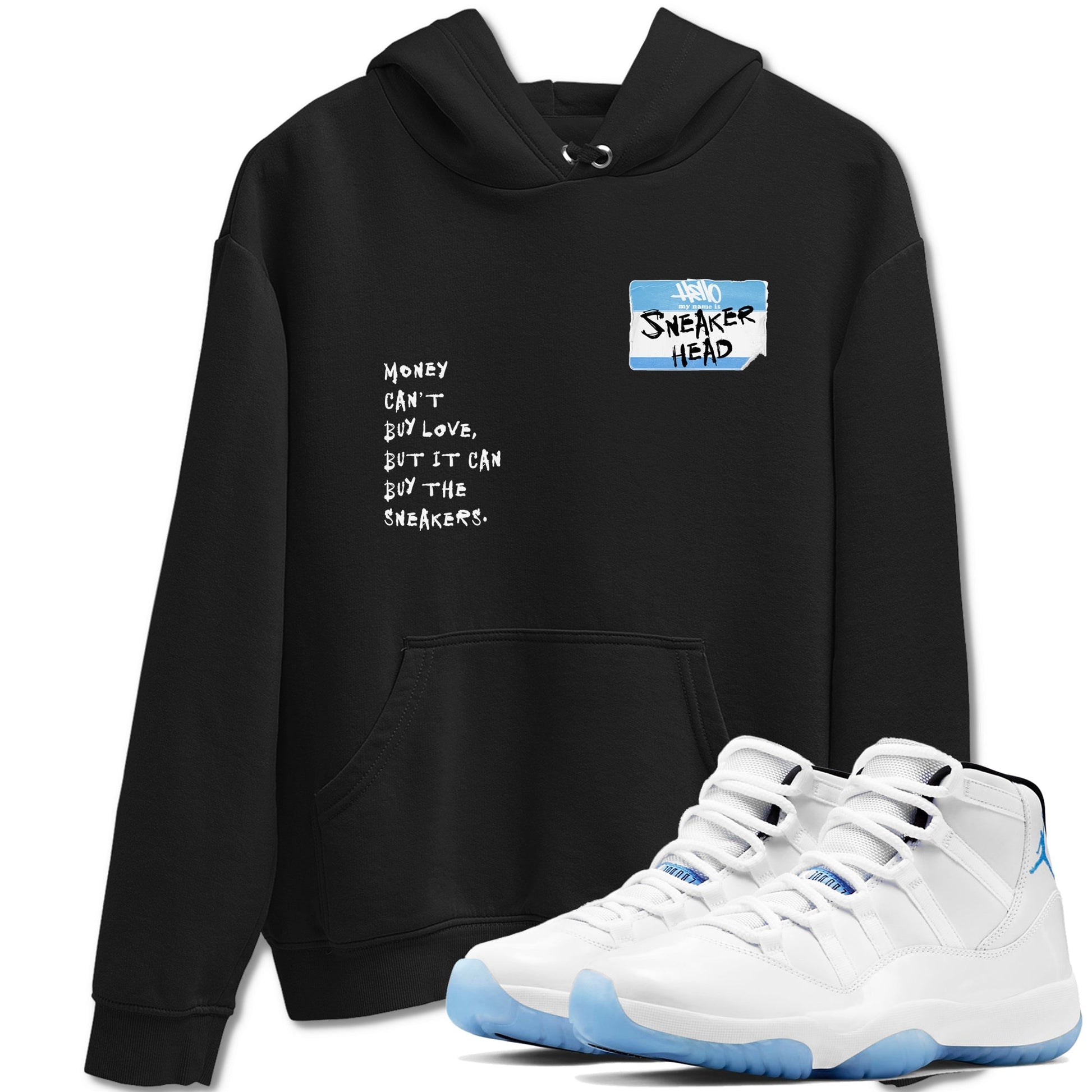 Sneakerhead Badge Sneaker Tees - Air Jordan 11 Legend Blue