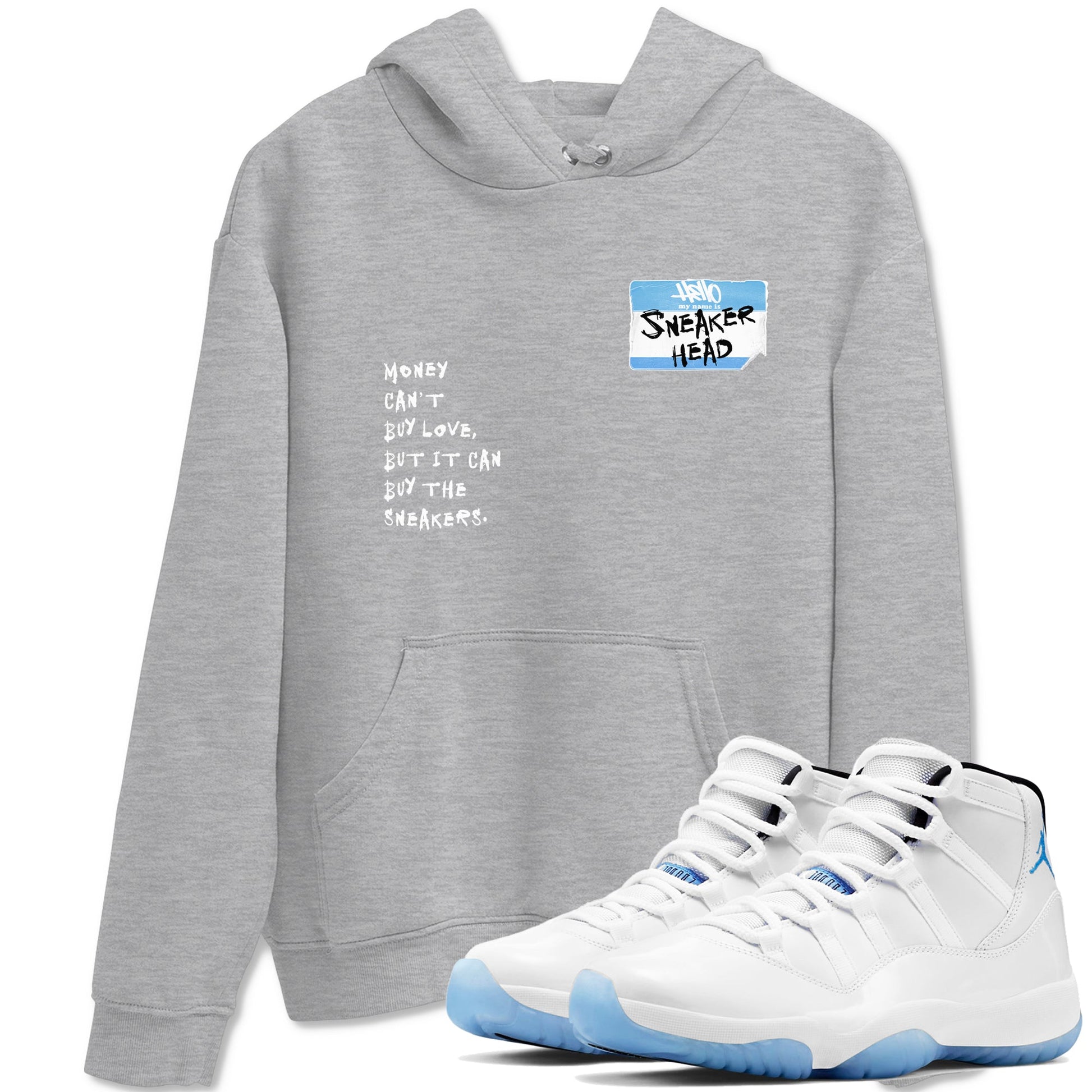 Sneakerhead Badge Sneaker Tees - Air Jordan 11 Legend Blue