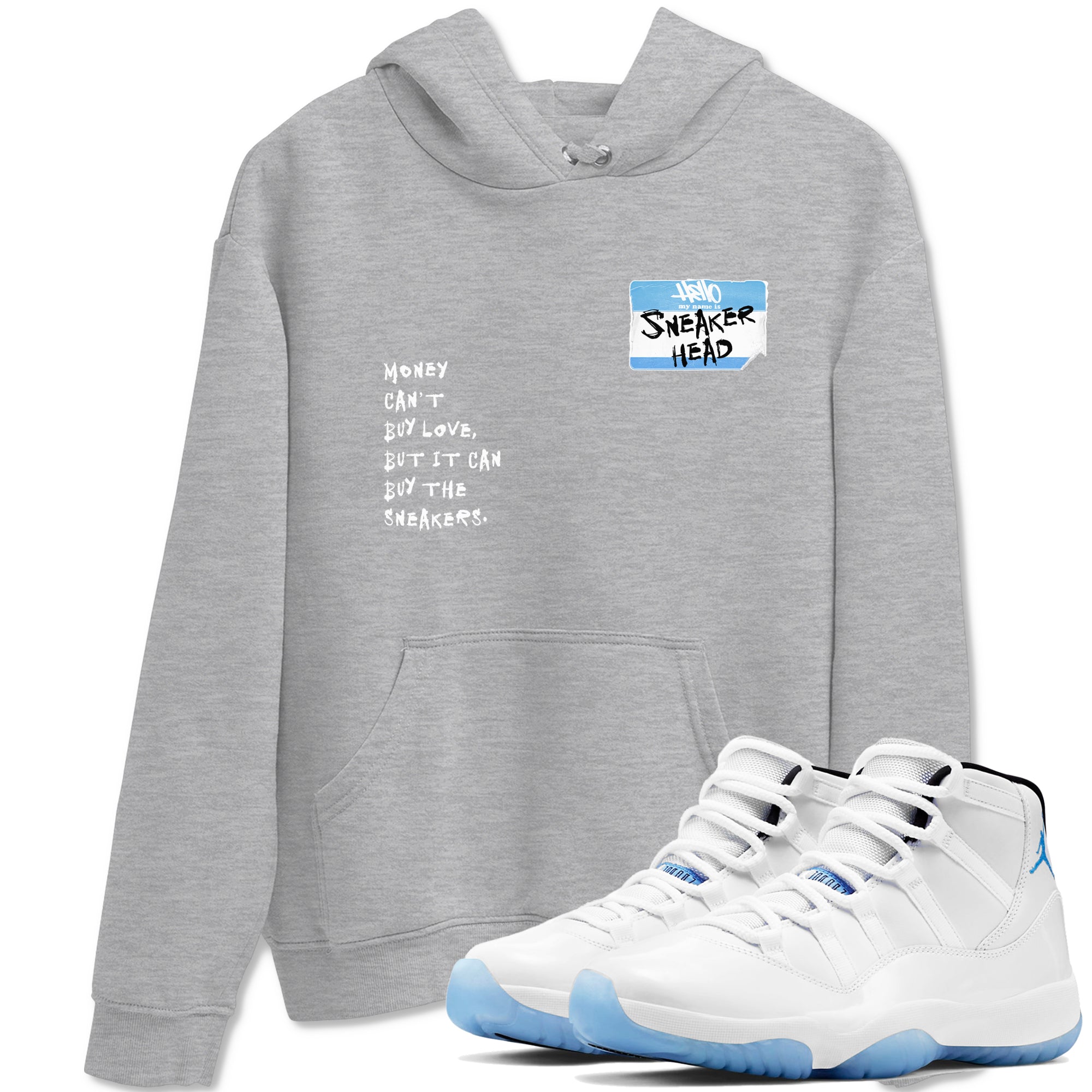Sneakerhead Badge Sneaker Tees - Air Jordan 11 Legend Blue