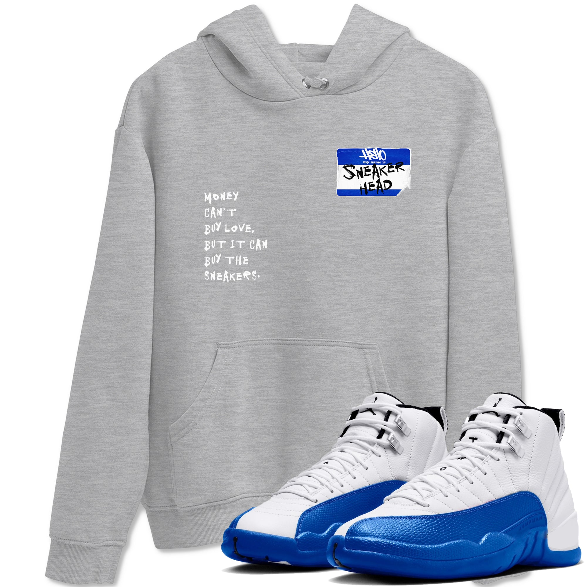 Sneakerhead Badge Sneaker Tees - Air Jordan 12 Blueberry