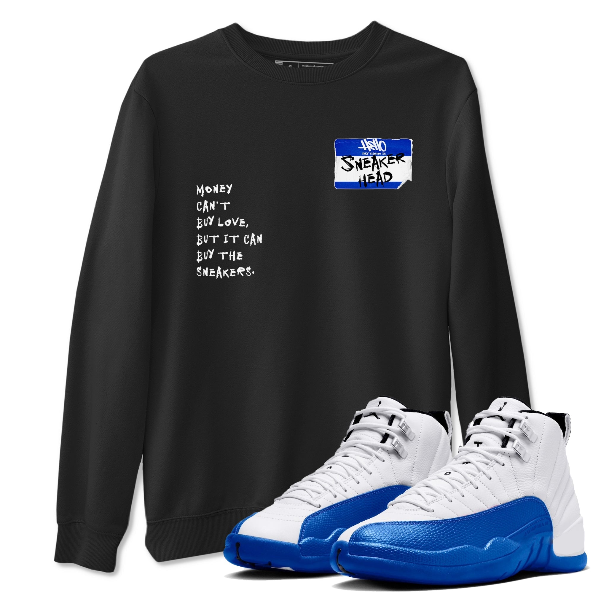 Sneakerhead Badge Sneaker Tees - Air Jordan 12 Blueberry