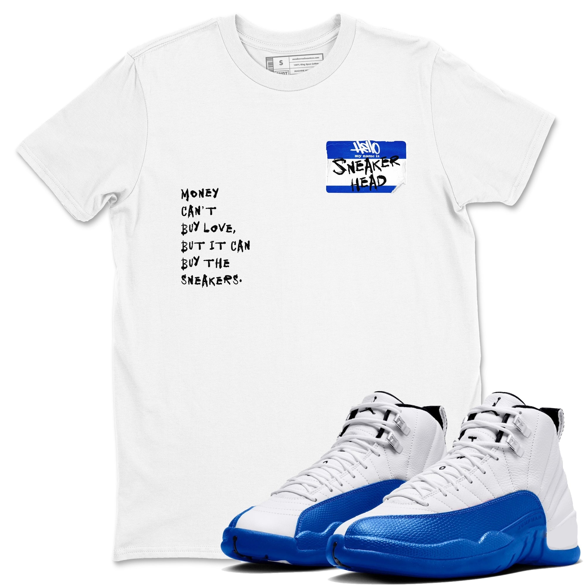Sneakerhead Badge Sneaker Tees - Air Jordan 12 Blueberry