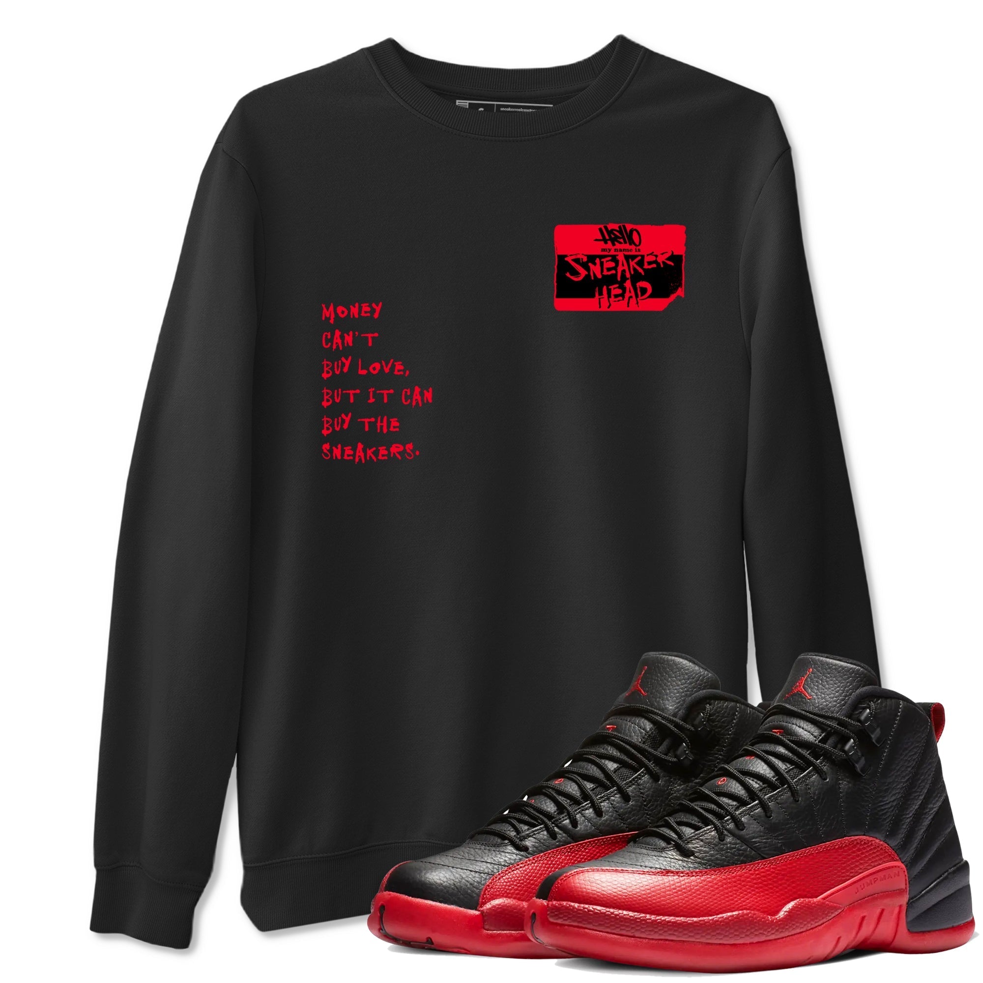 Sneakerhead Badge Sneaker Tees - Air Jordan 12 Flu Game