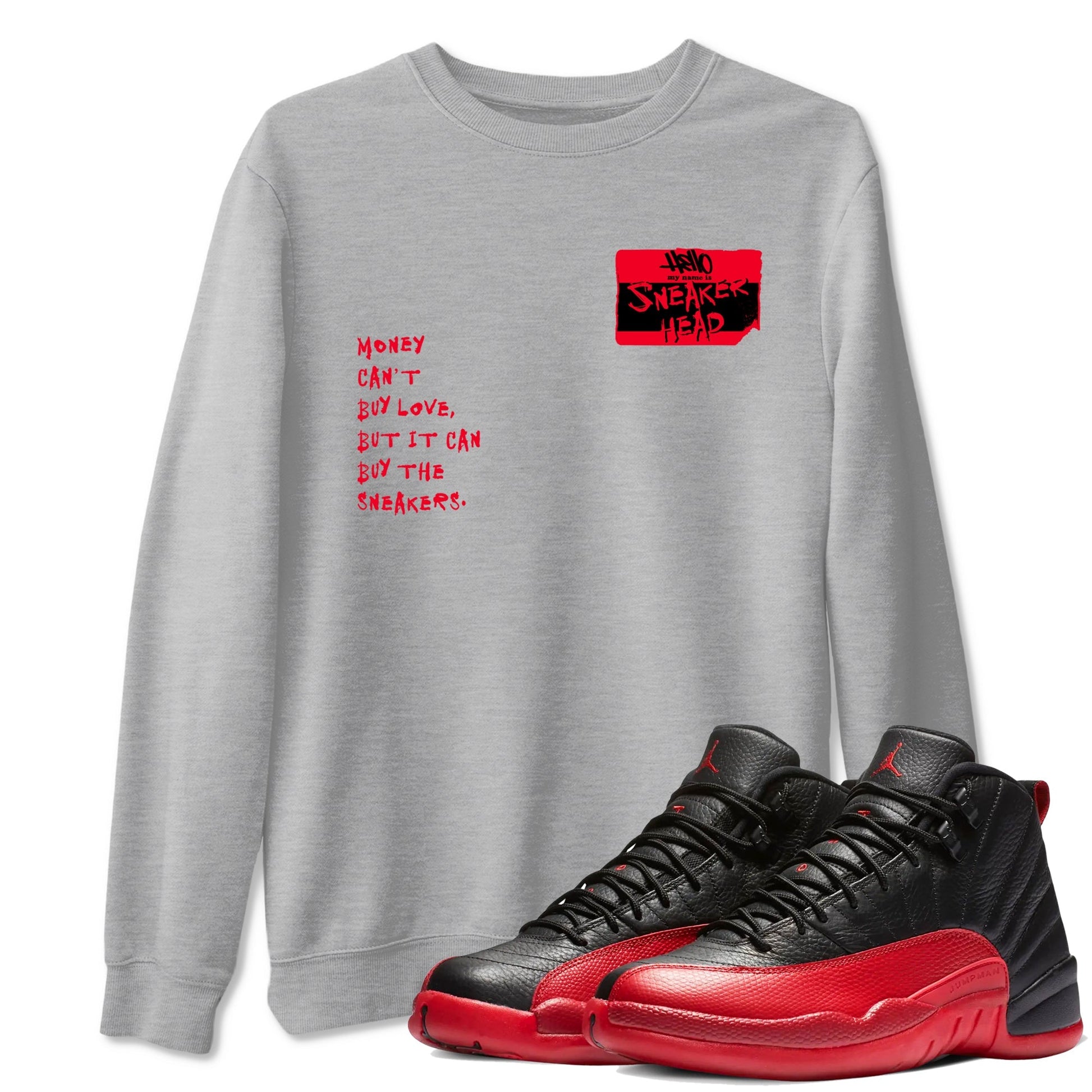 Sneakerhead Badge Sneaker Tees - Air Jordan 12 Flu Game