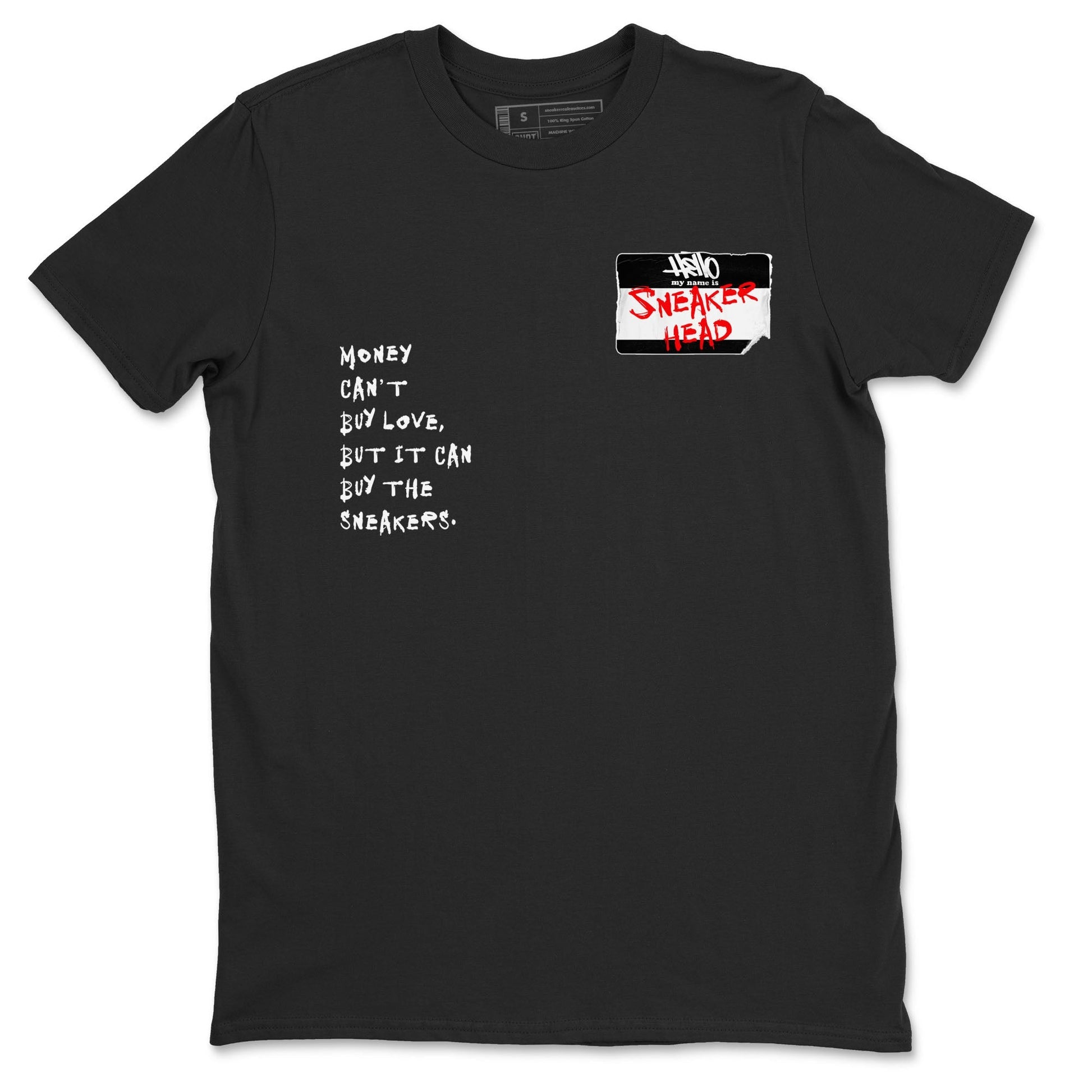Sneakerhead Badge Sneaker Tees - Air Jordan 4 Bred Reimagined