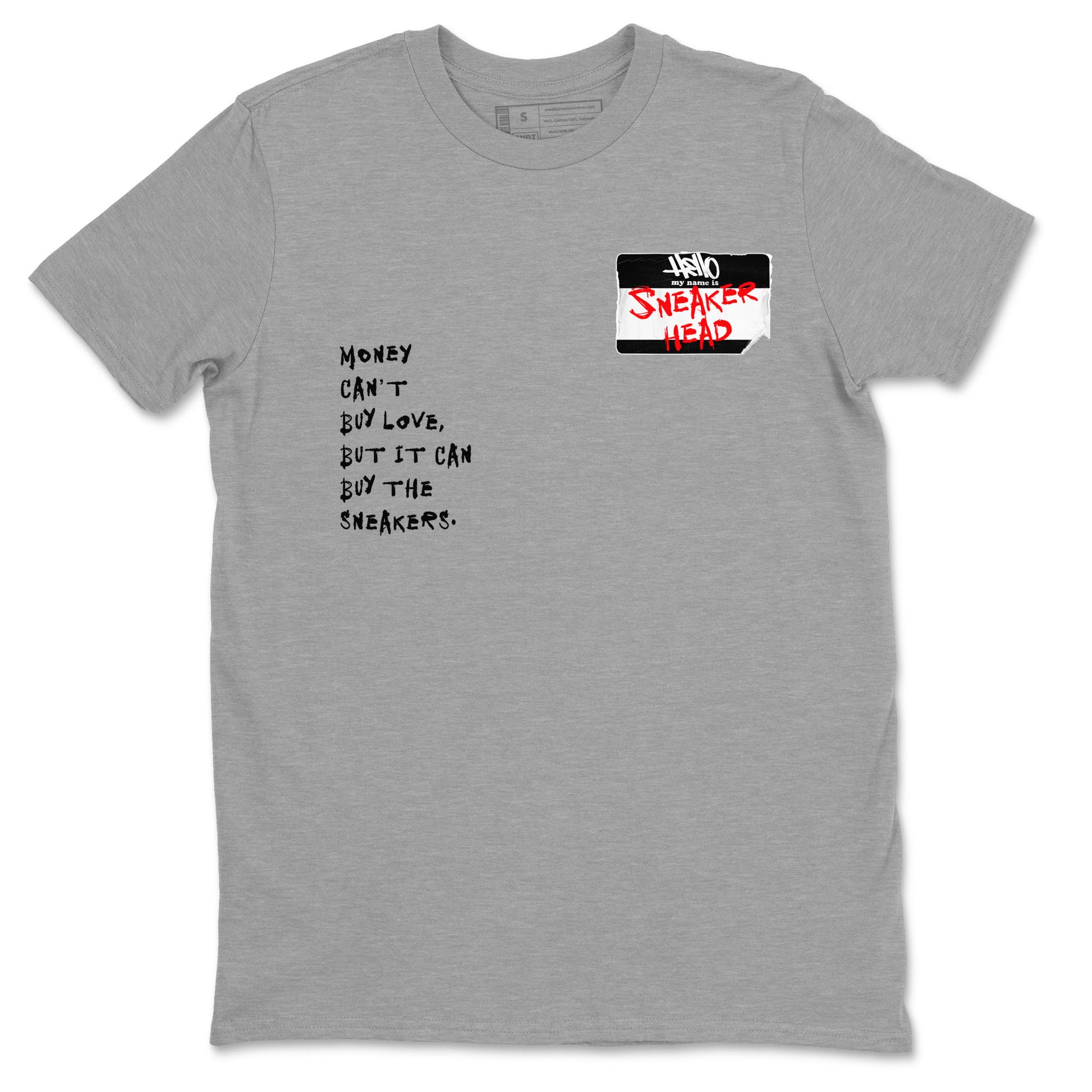 Sneakerhead Badge Sneaker Tees - Air Jordan 4 Bred Reimagined