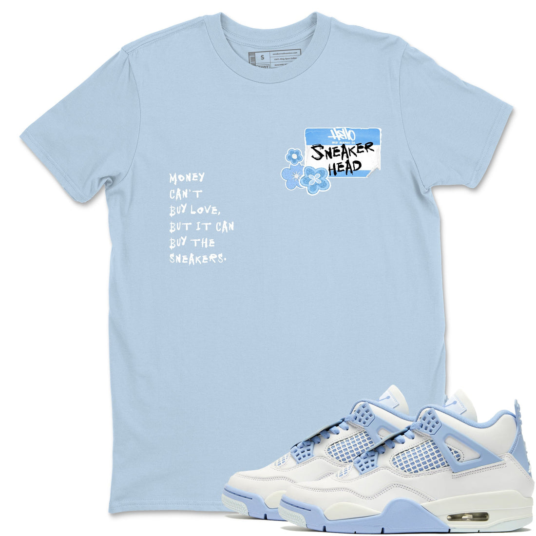 Sneakerhead Badge Sneaker Tees - Air Jordan 4 