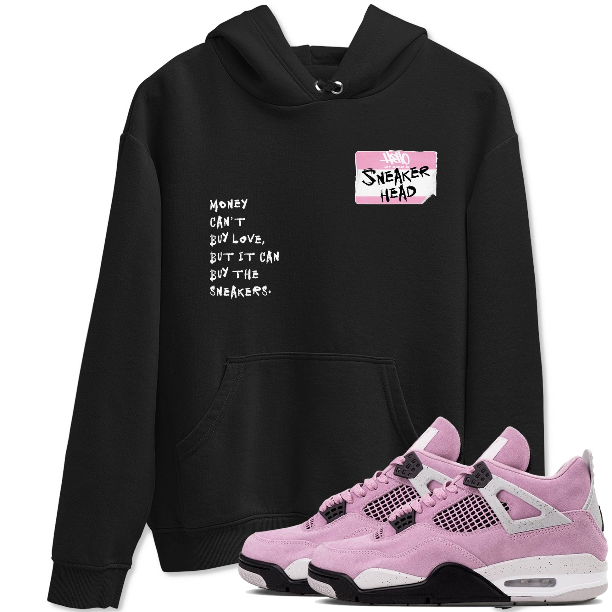 Sneakerhead Badge Sneaker Tees - Air Jordan 4 Orchid