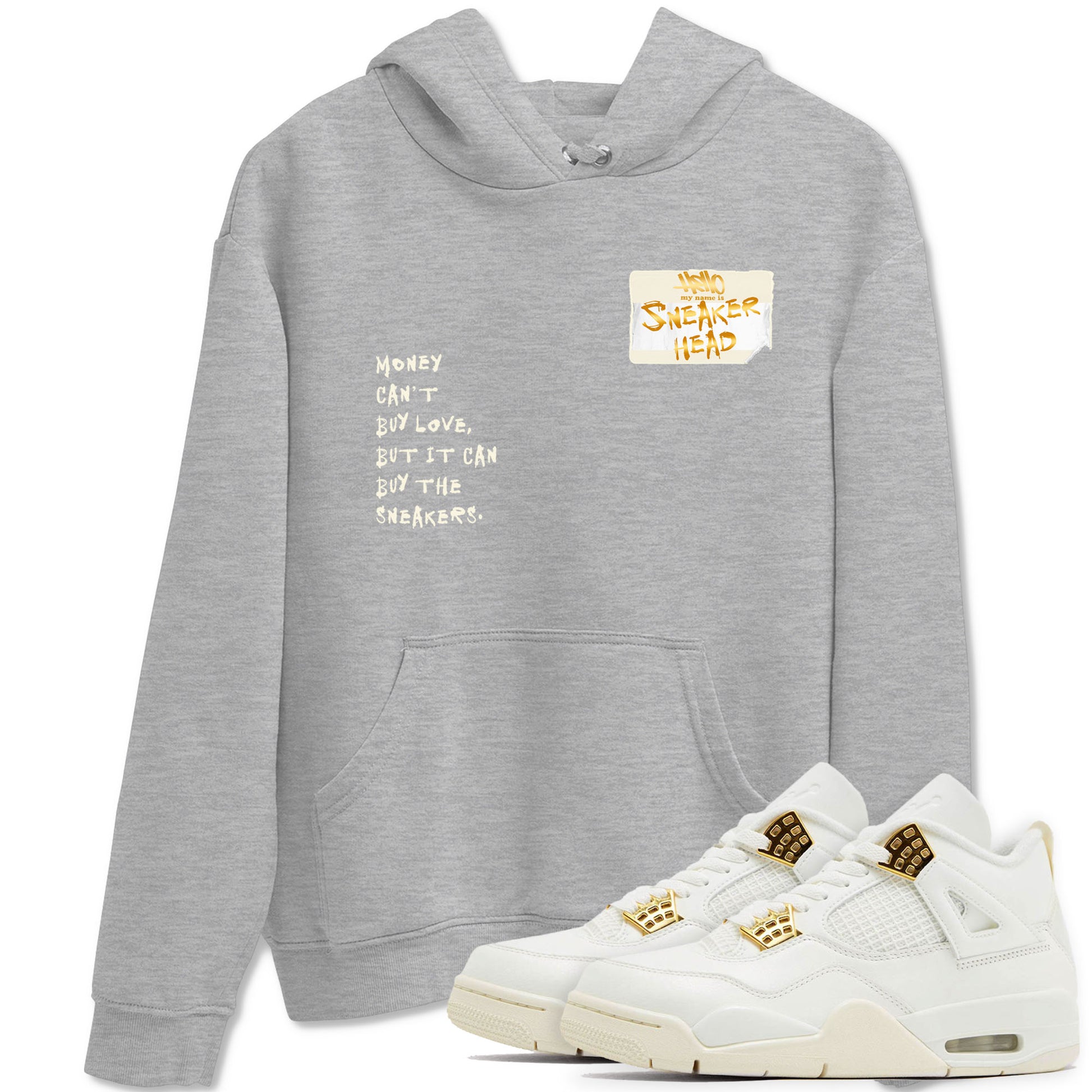 Sneakerhead Badge Sneaker Tees - Air Jordan 4 Sail 2024