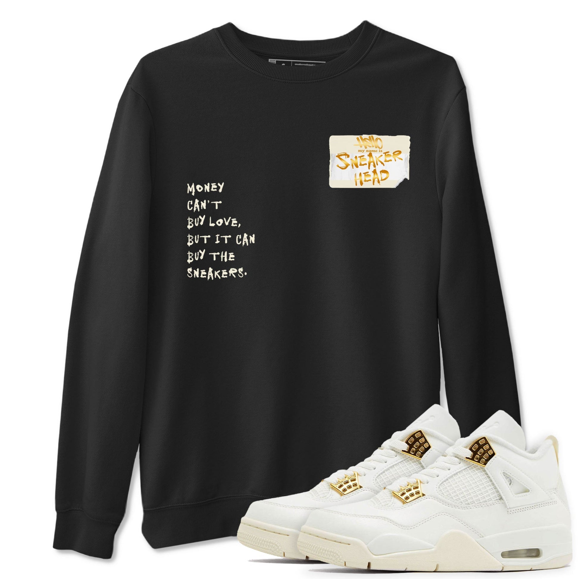 Sneakerhead Badge Sneaker Tees - Air Jordan 4 Sail 2024