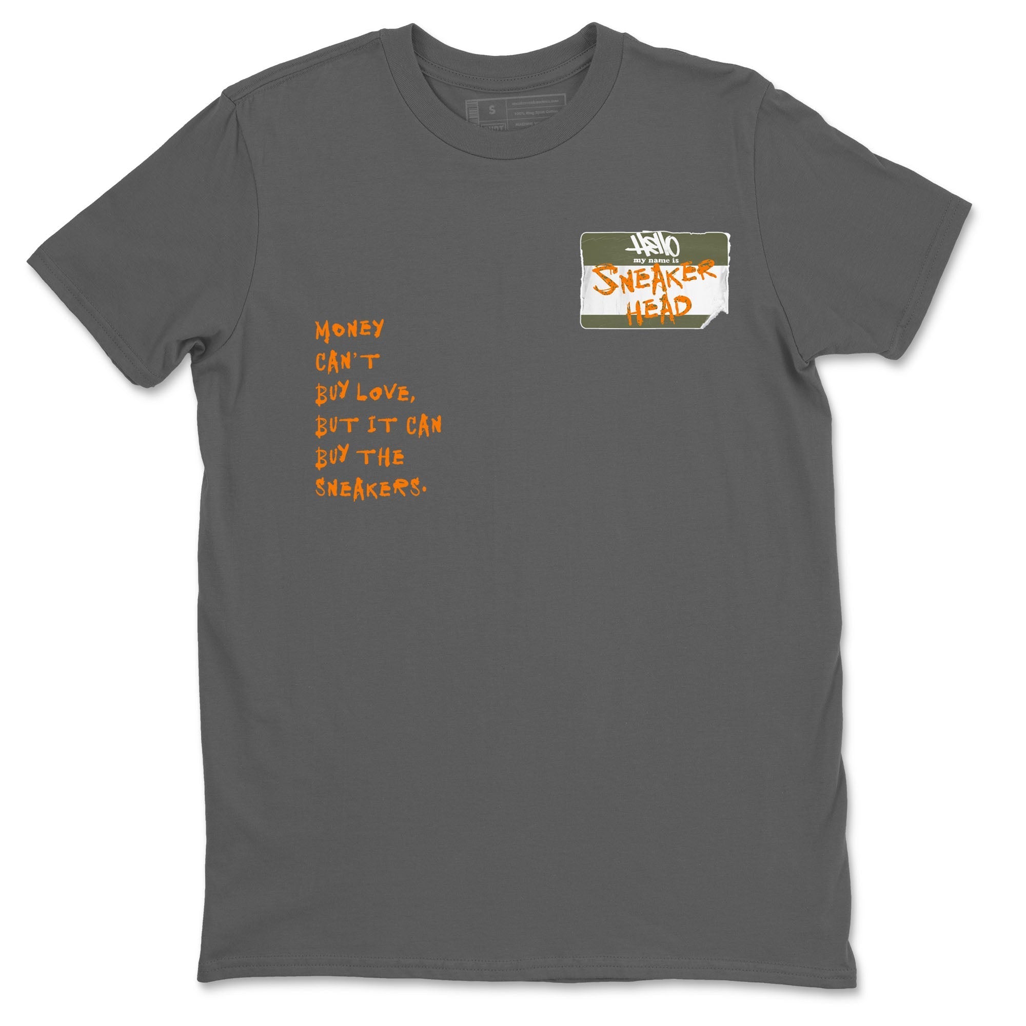 Sneakerhead Badge Sneaker Tees - Air Jordan 5 Olive