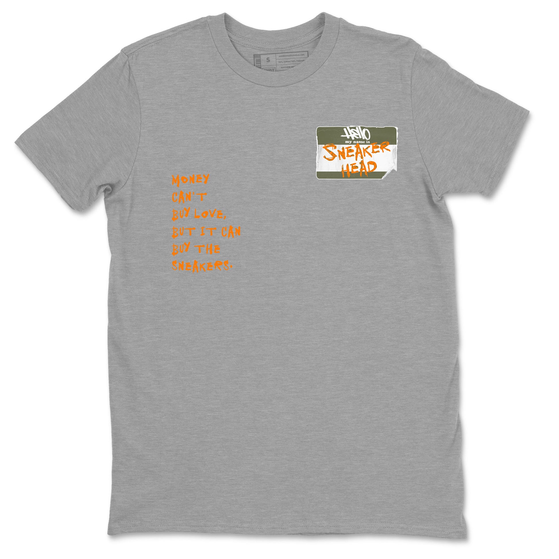 Sneakerhead Badge Sneaker Tees - Air Jordan 5 Olive
