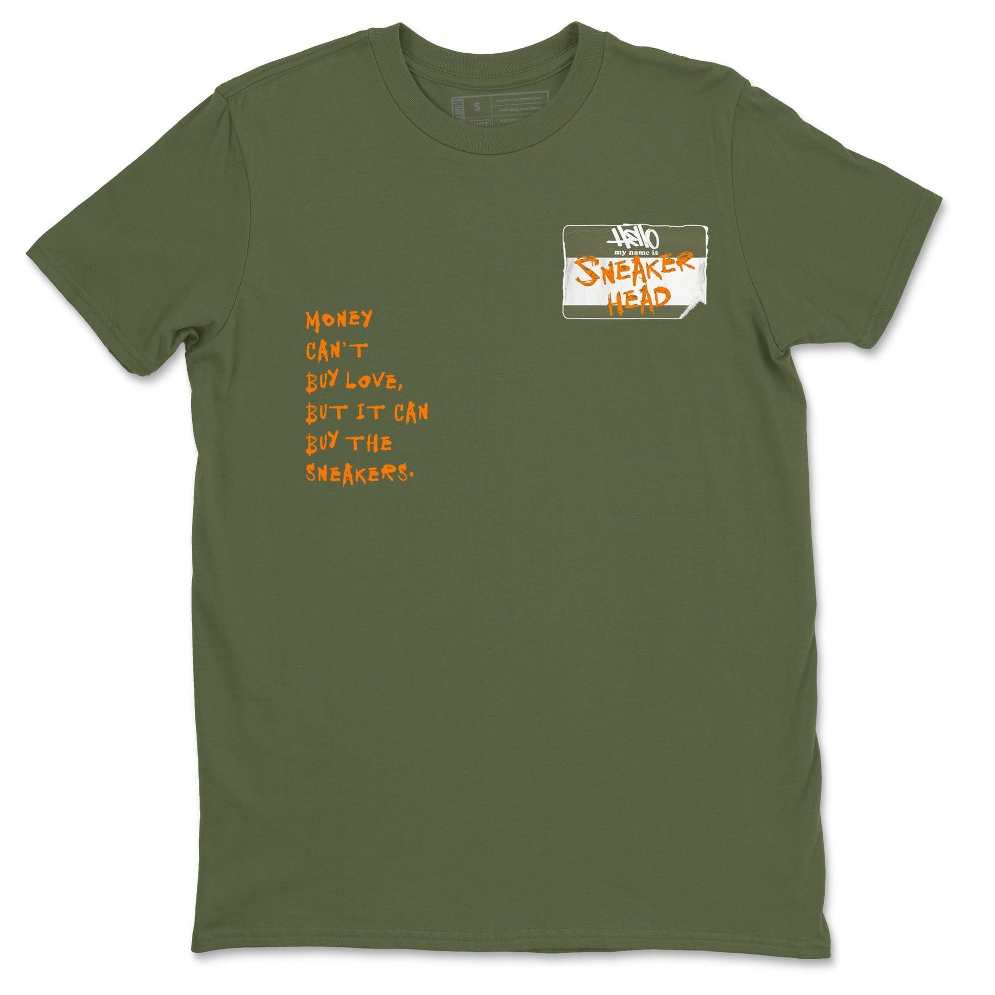 Sneakerhead Badge Sneaker Tees - Air Jordan 5 Olive