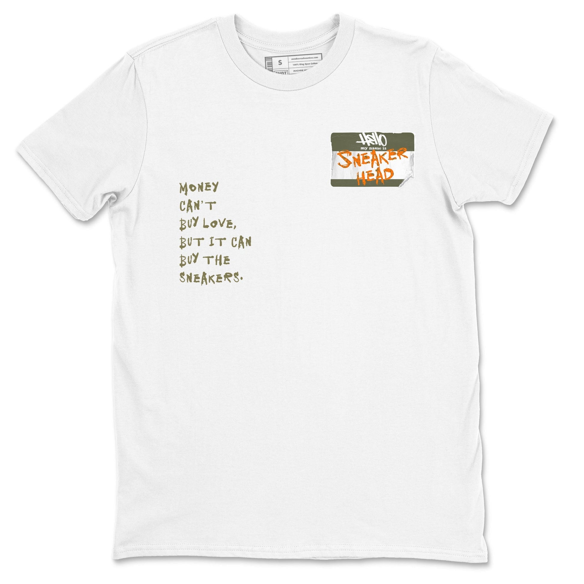 Sneakerhead Badge Sneaker Tees - Air Jordan 5 Olive