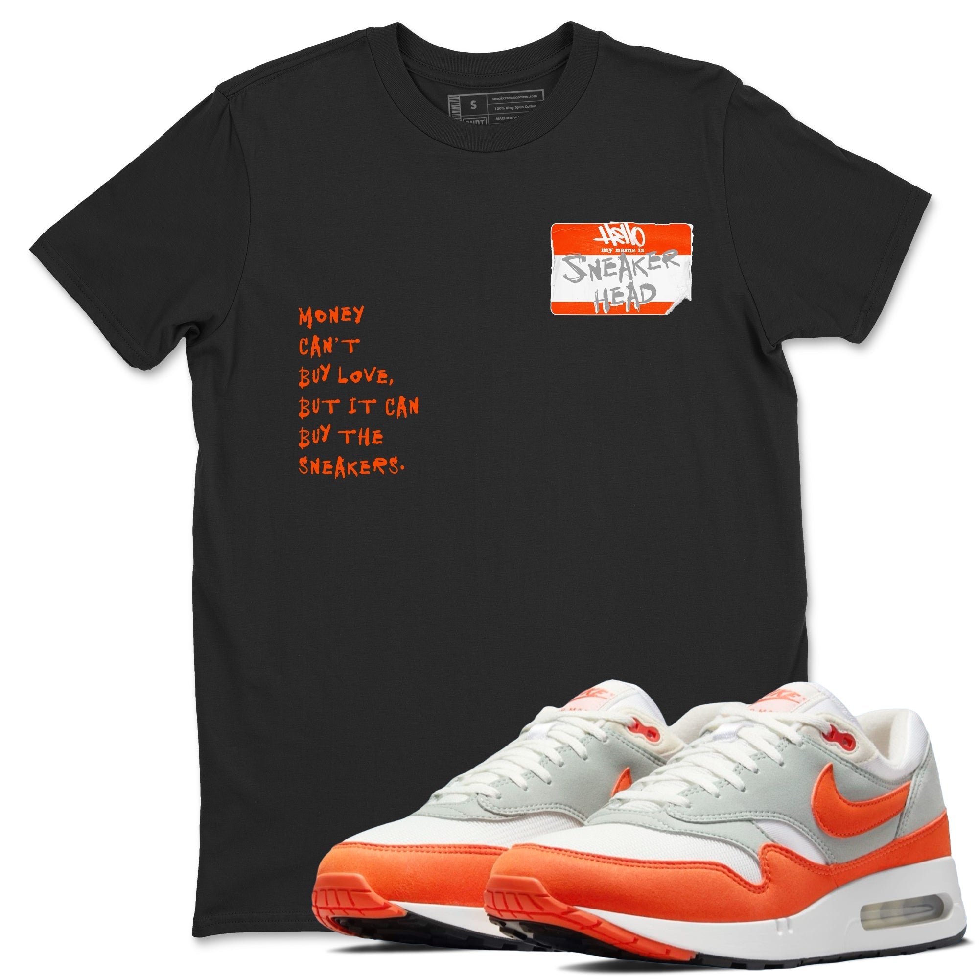 Sneakerhead Badge Sneaker Tees - Air Max 1 Cosmic Clay