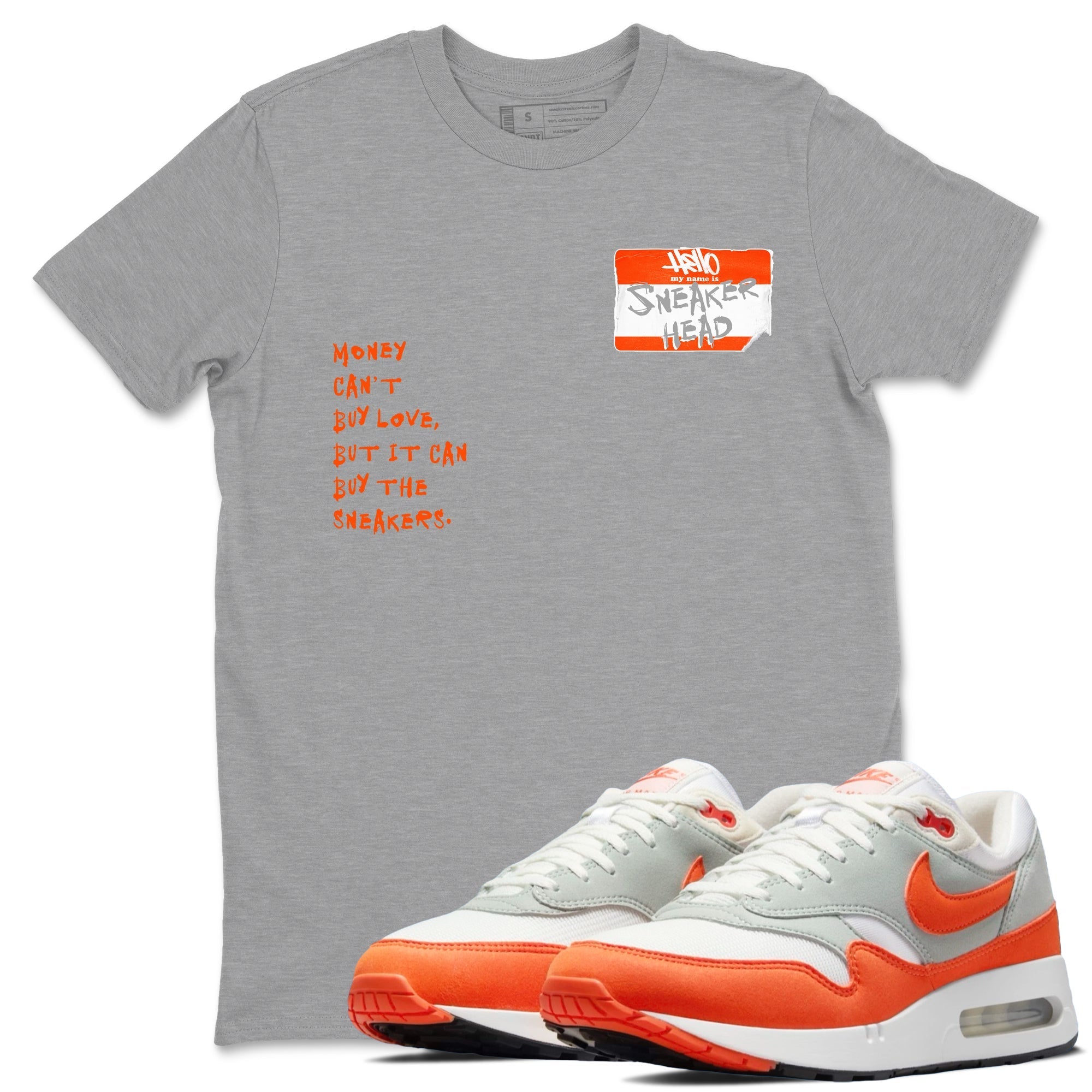 Sneakerhead Badge Sneaker Tees - Air Max 1 Cosmic Clay