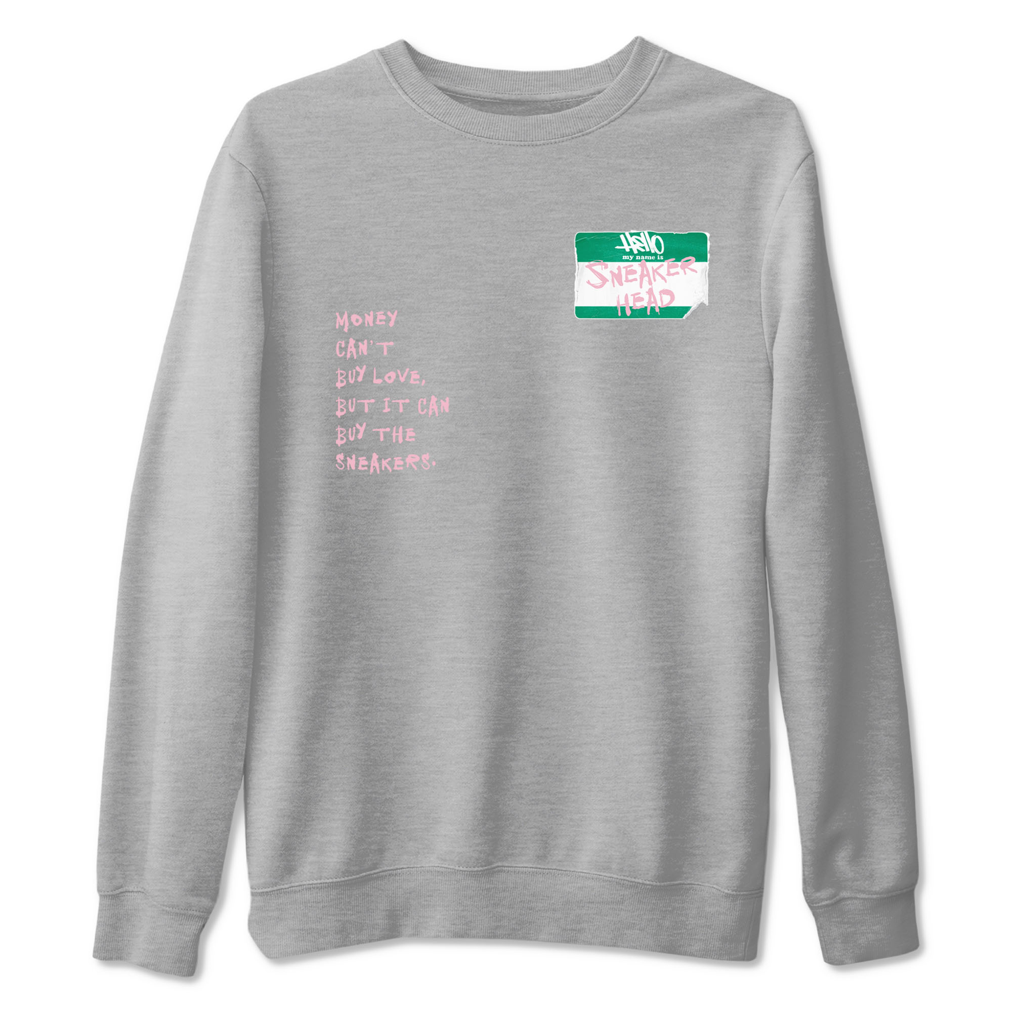 Sneakerhead Badge Sneaker Tees - Dunk Medium Soft Pink Malachite