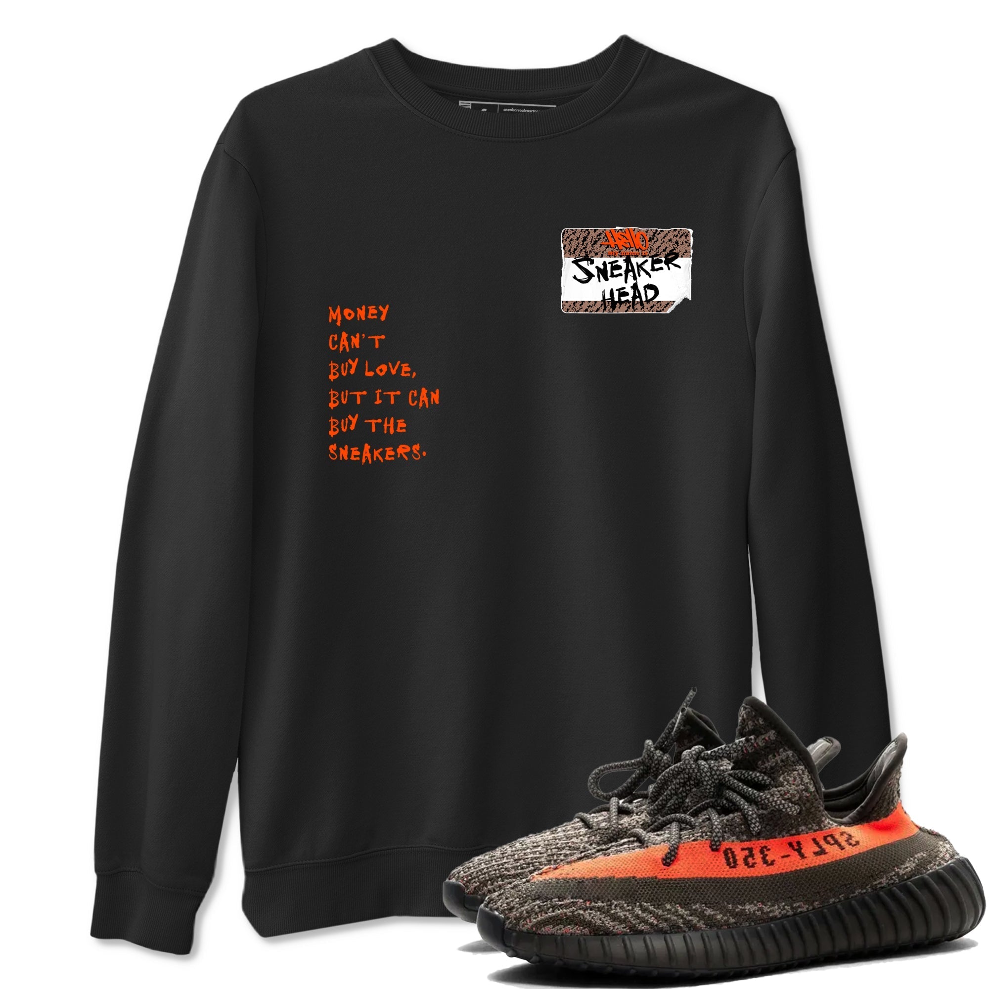 Sneakerhead Badge Sneaker Tees - Yeezy 350 Carbon Beluga