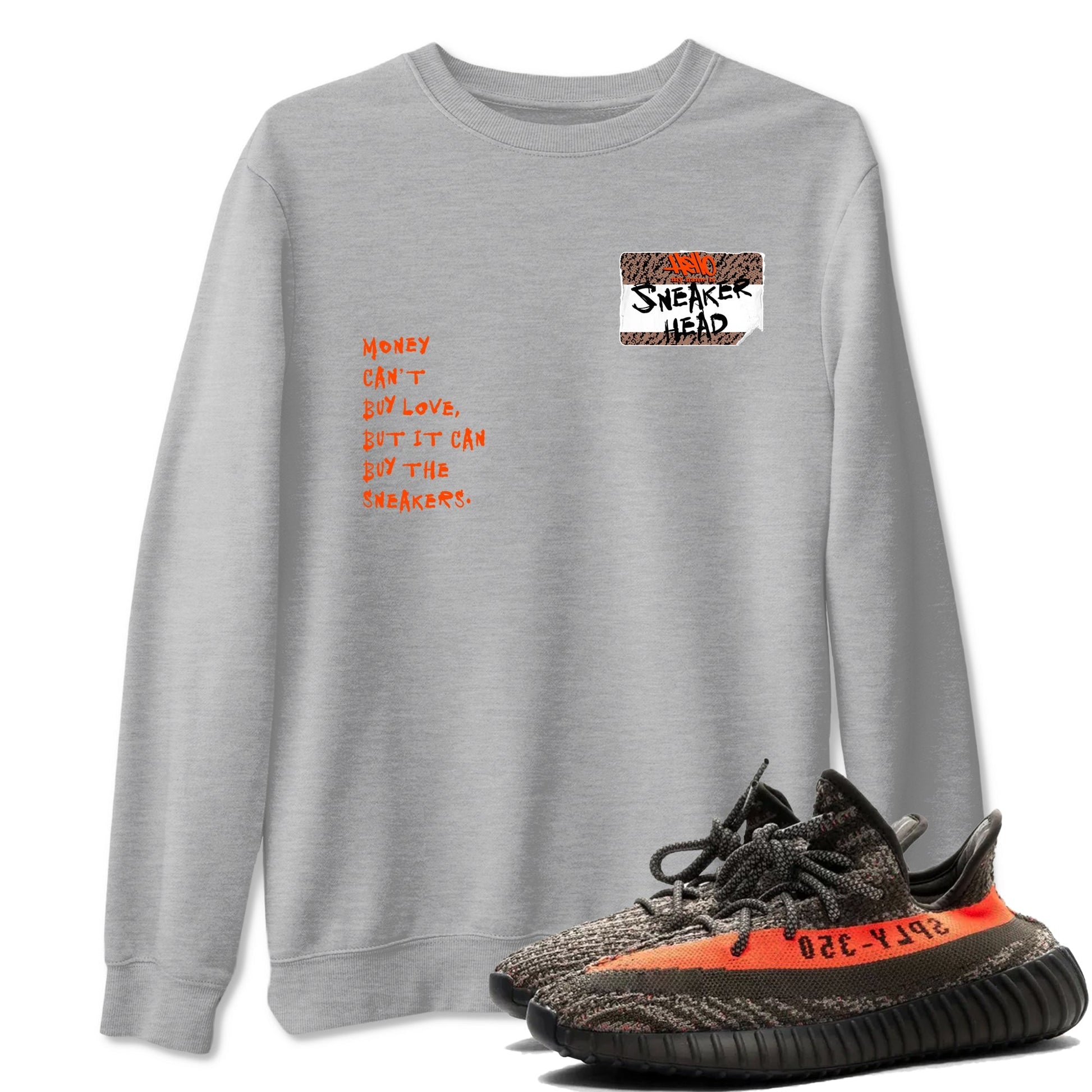 Sneakerhead Badge Sneaker Tees - Yeezy 350 Carbon Beluga