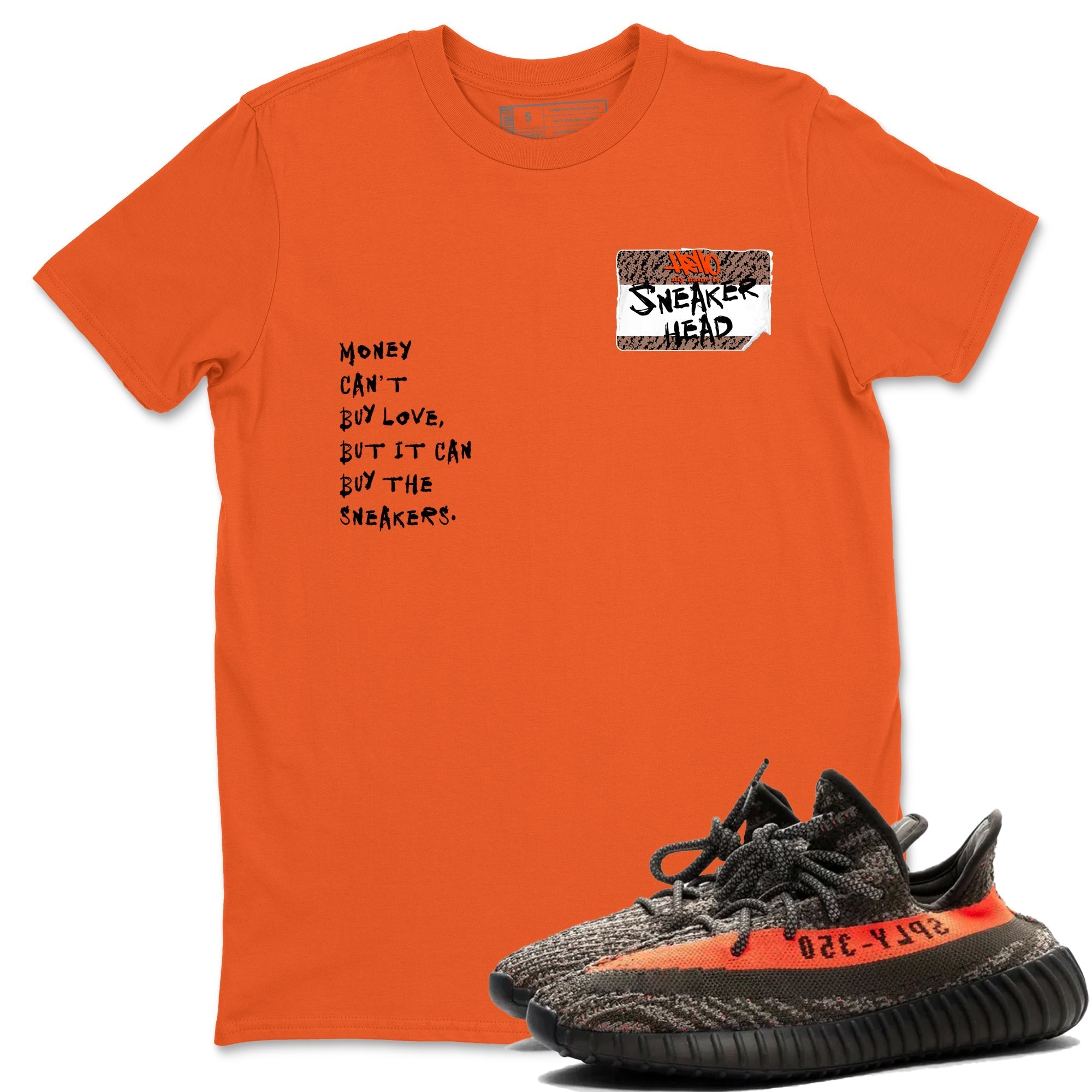 Sneakerhead Badge Sneaker Tees - Yeezy 350 Carbon Beluga