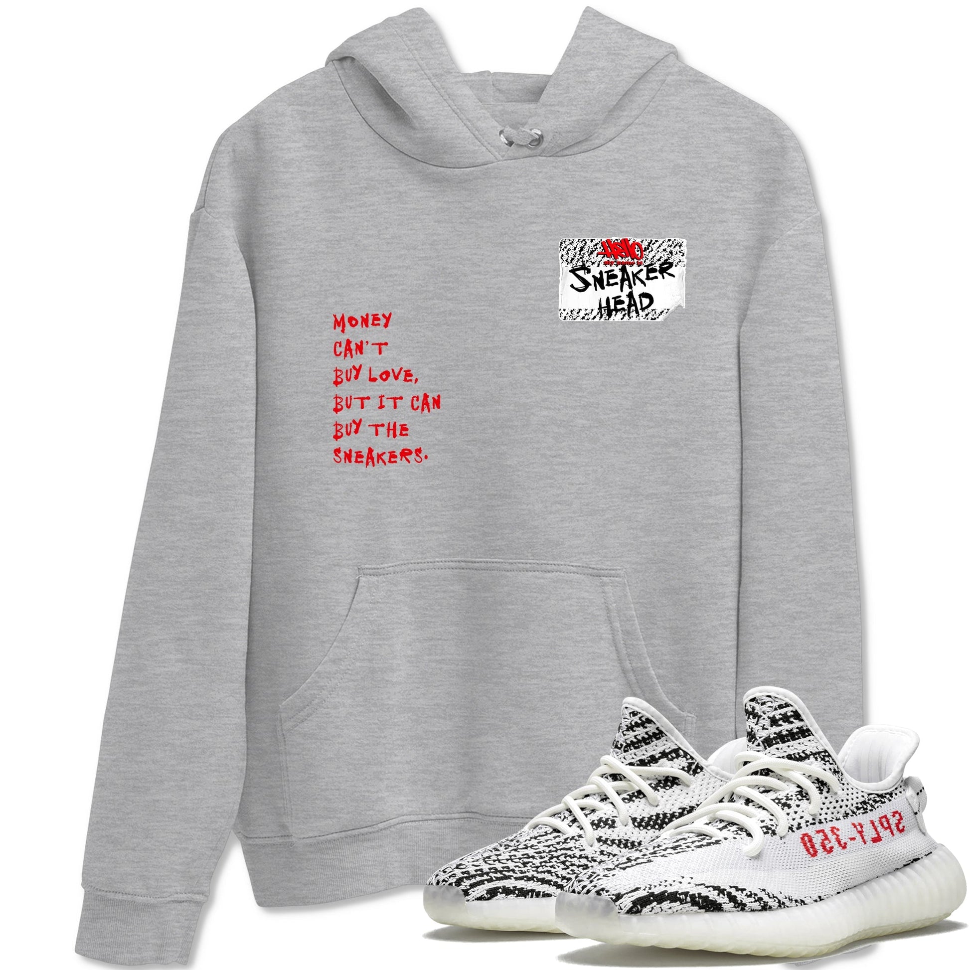 Sneakerhead Badge Sneaker Tees - Yeezy 350 Zebra