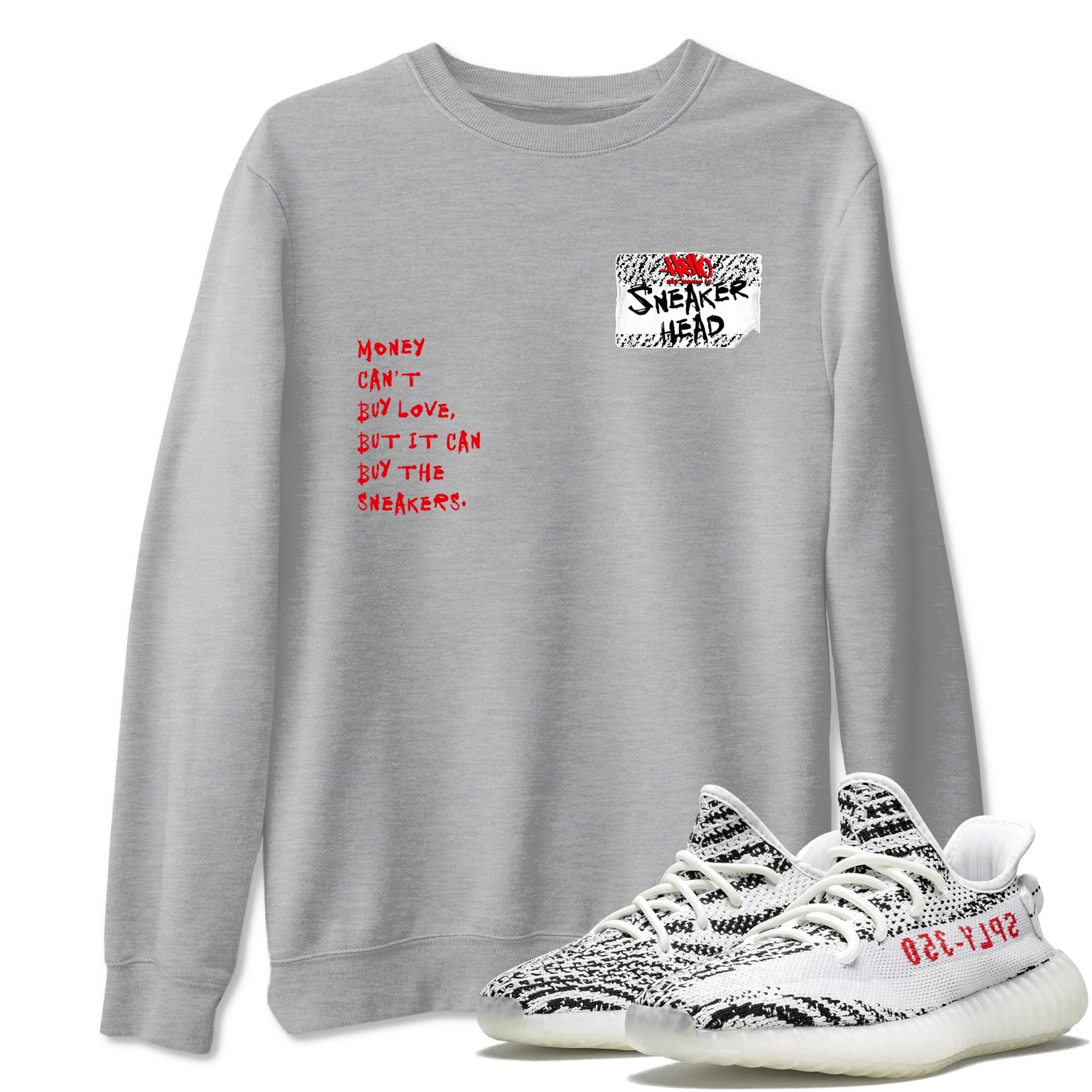 Sneakerhead Badge Sneaker Tees - Yeezy 350 Zebra