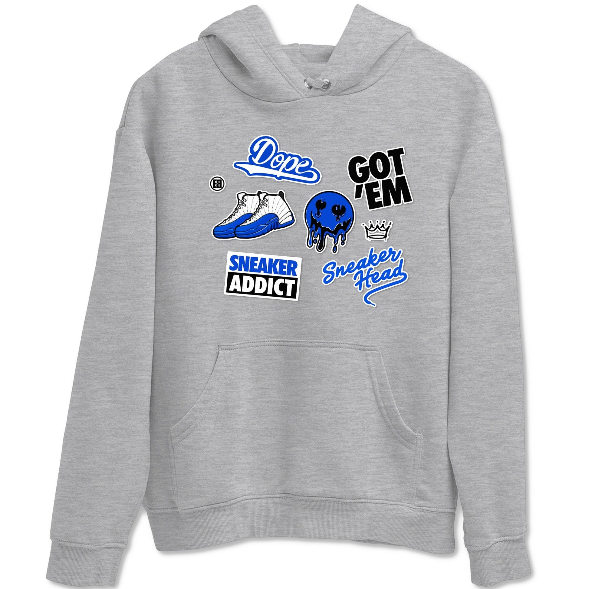 Sneakerhead Sticker Sneaker Tees - Air Jordan 12 Blueberry