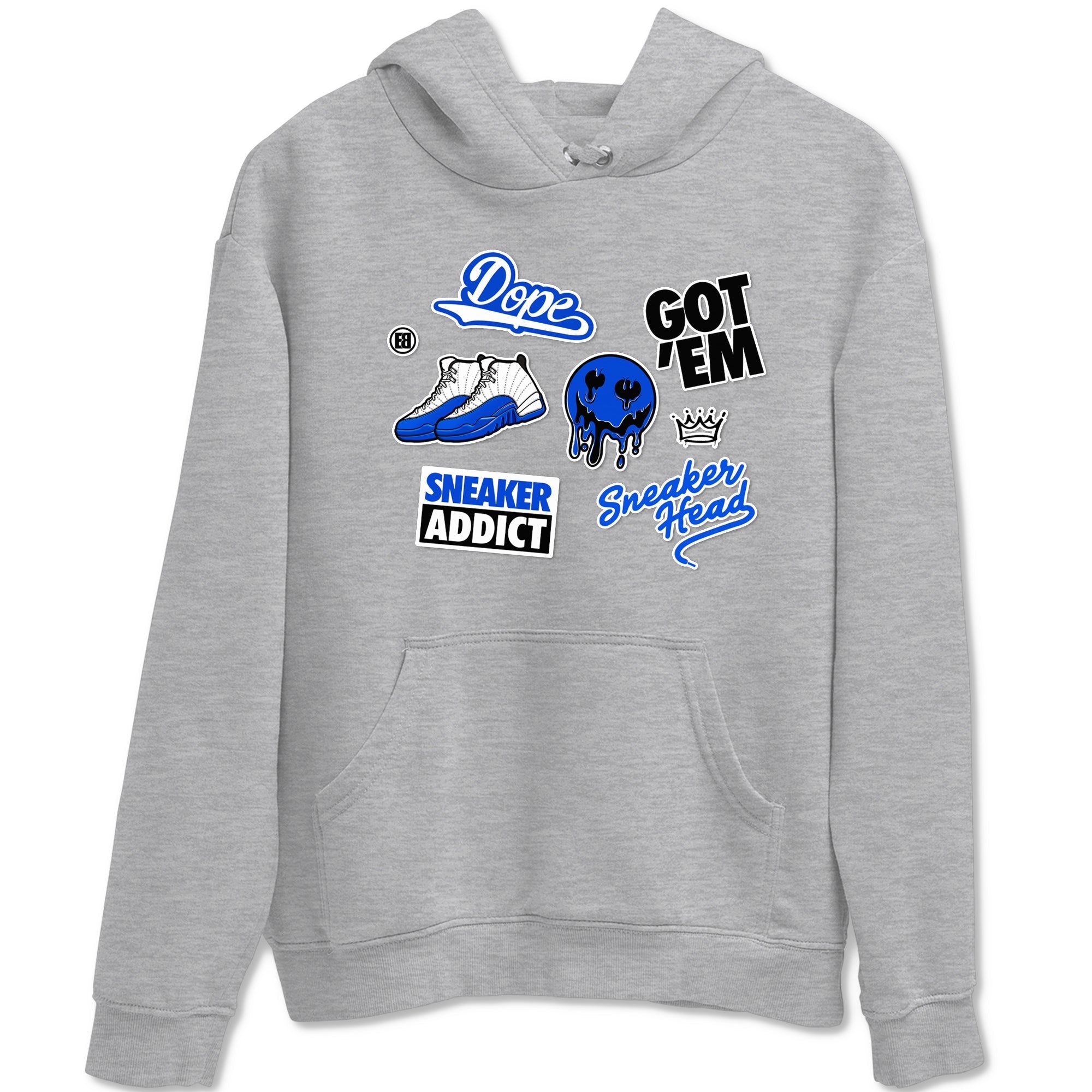 Sneakerhead Sticker Sneaker Tees - Air Jordan 12 Blueberry