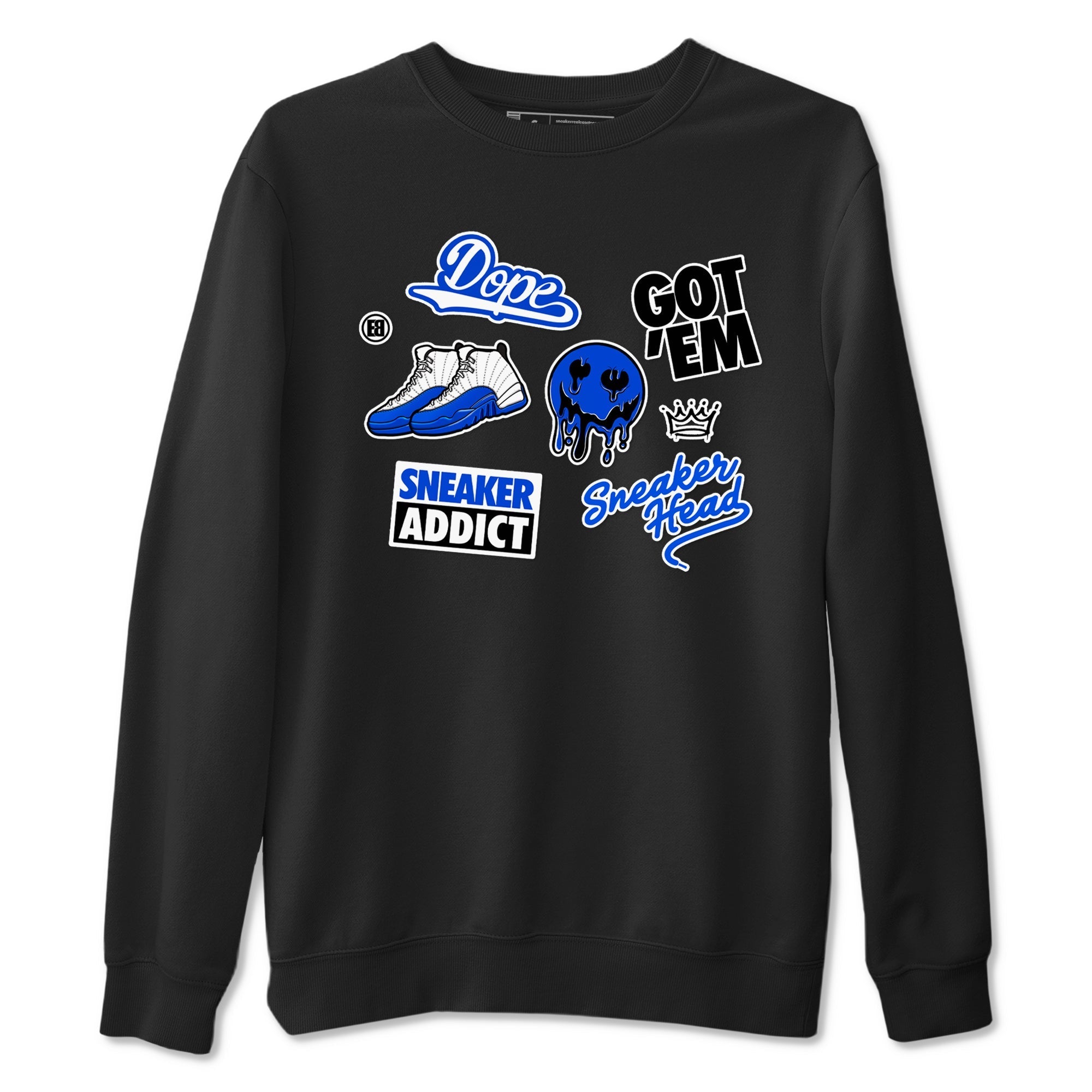 Sneakerhead Sticker Sneaker Tees - Air Jordan 12 Blueberry