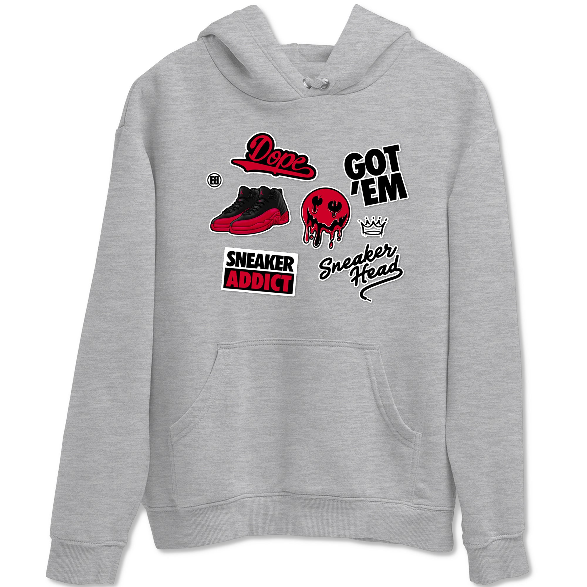 Sneakerhead Sticker Sneaker Tees - Air Jordan 12 Flu Game