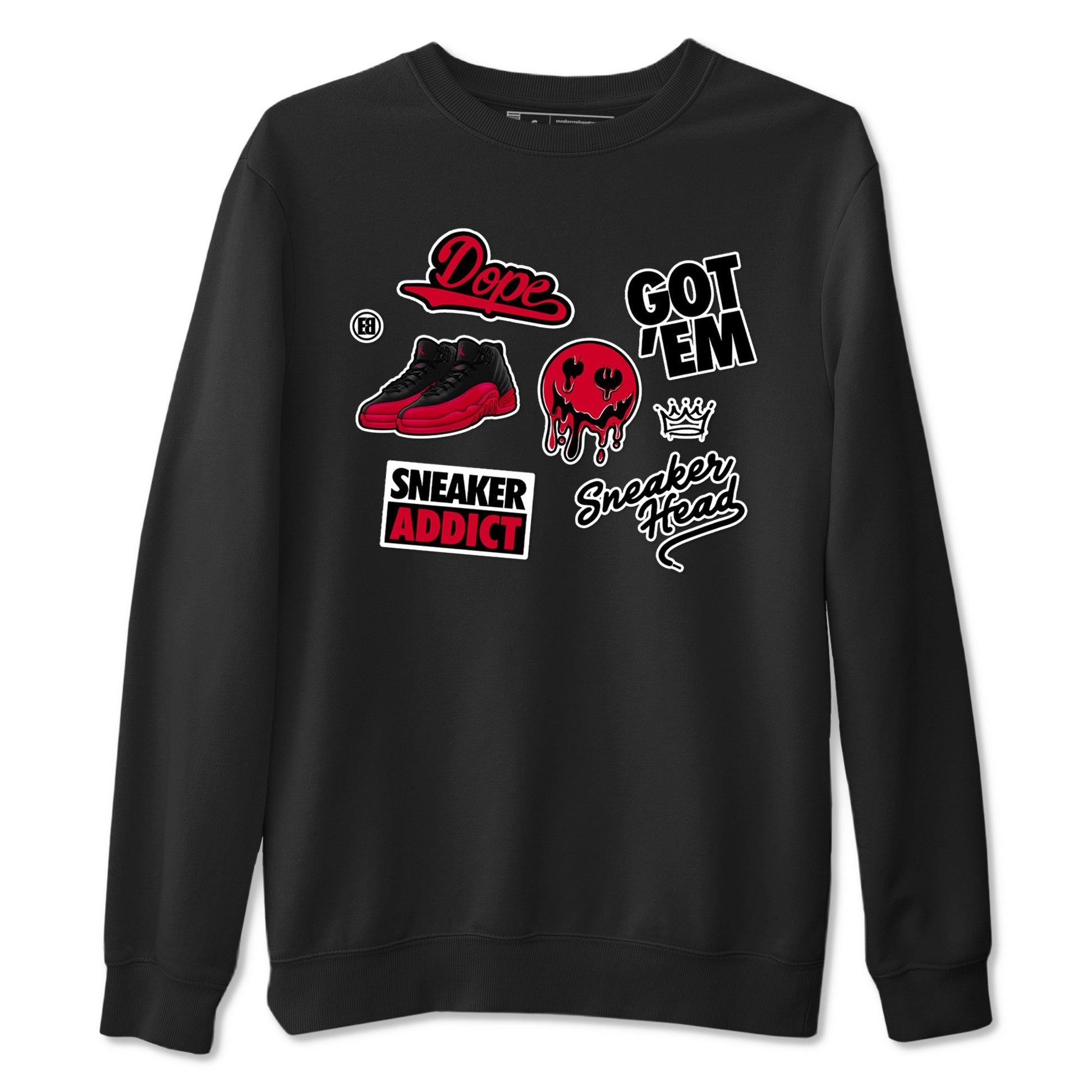 Sneakerhead Sticker Sneaker Tees - Air Jordan 12 Flu Game