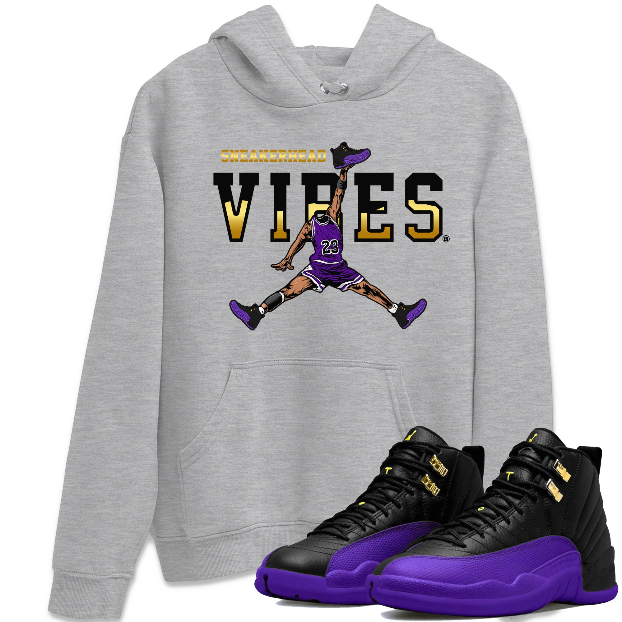 Sneakerhead Vibes Unisex Tops - Air Jordan 12 Field Purple