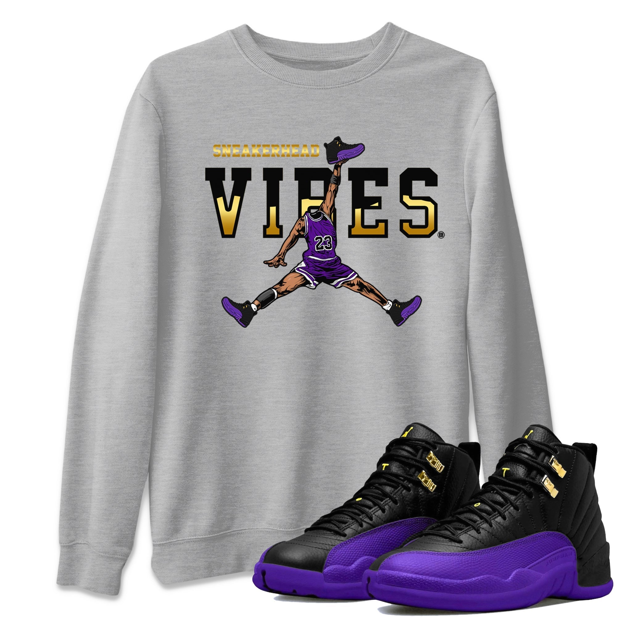 Sneakerhead Vibes Unisex Tops - Air Jordan 12 Field Purple