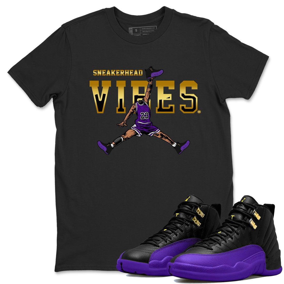 Sneakerhead Vibes Unisex Tops - Air Jordan 12 Field Purple