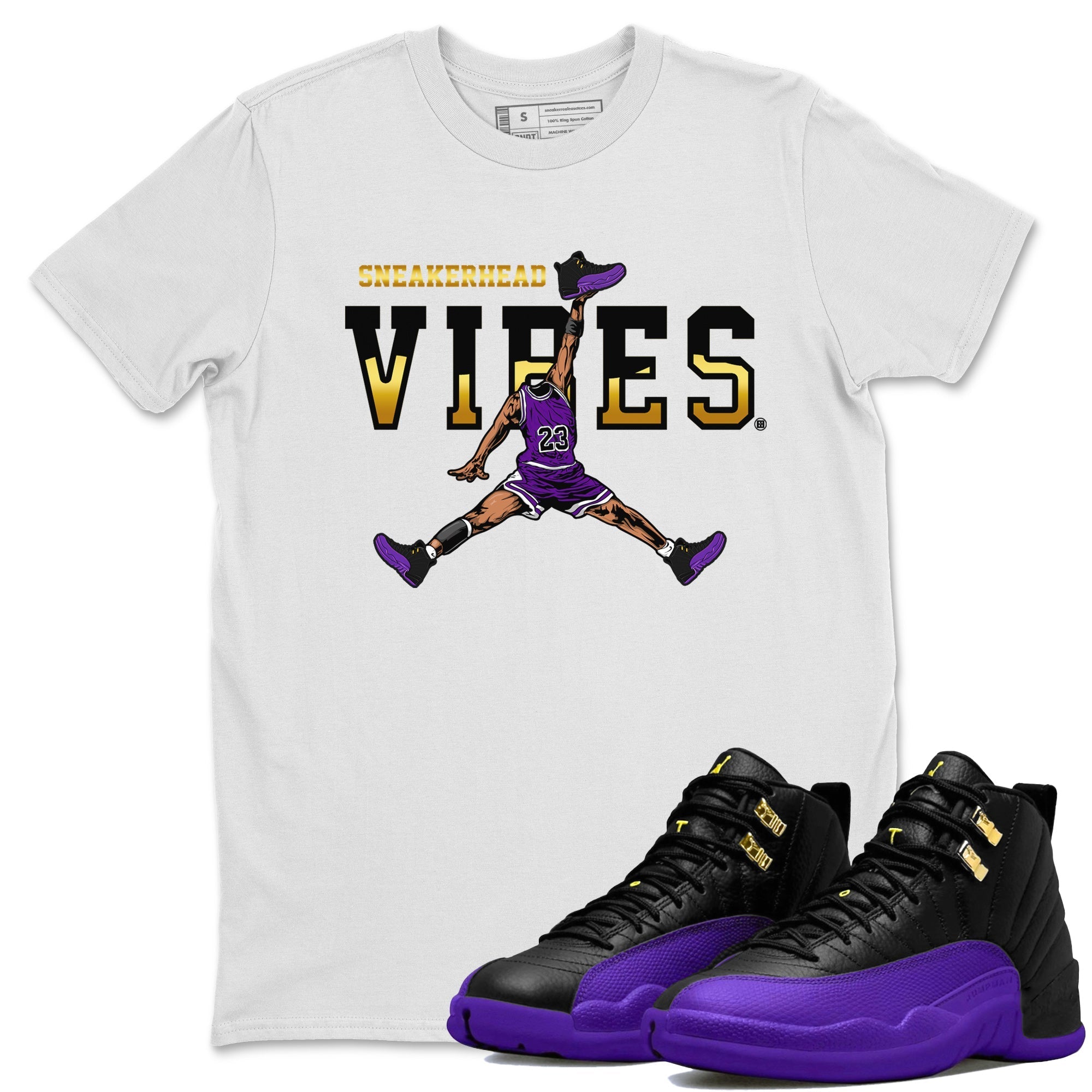 Sneakerhead Vibes Unisex Tops - Air Jordan 12 Field Purple