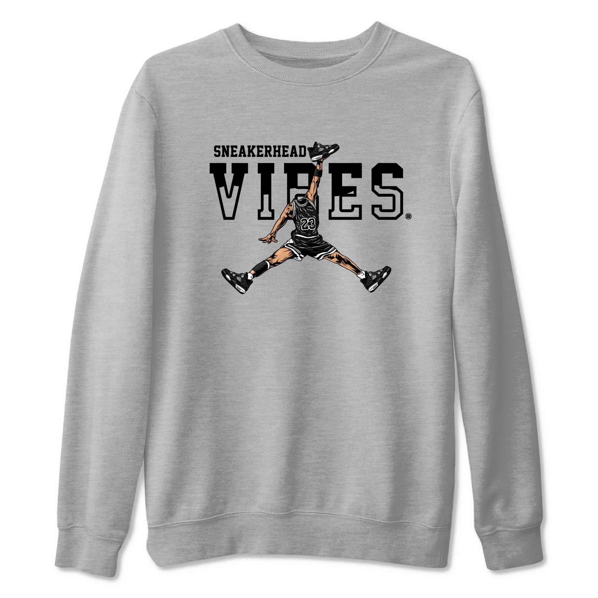 Sneakerhead Vibes Sneaker Tees - Air Jordan 4 White Thunder