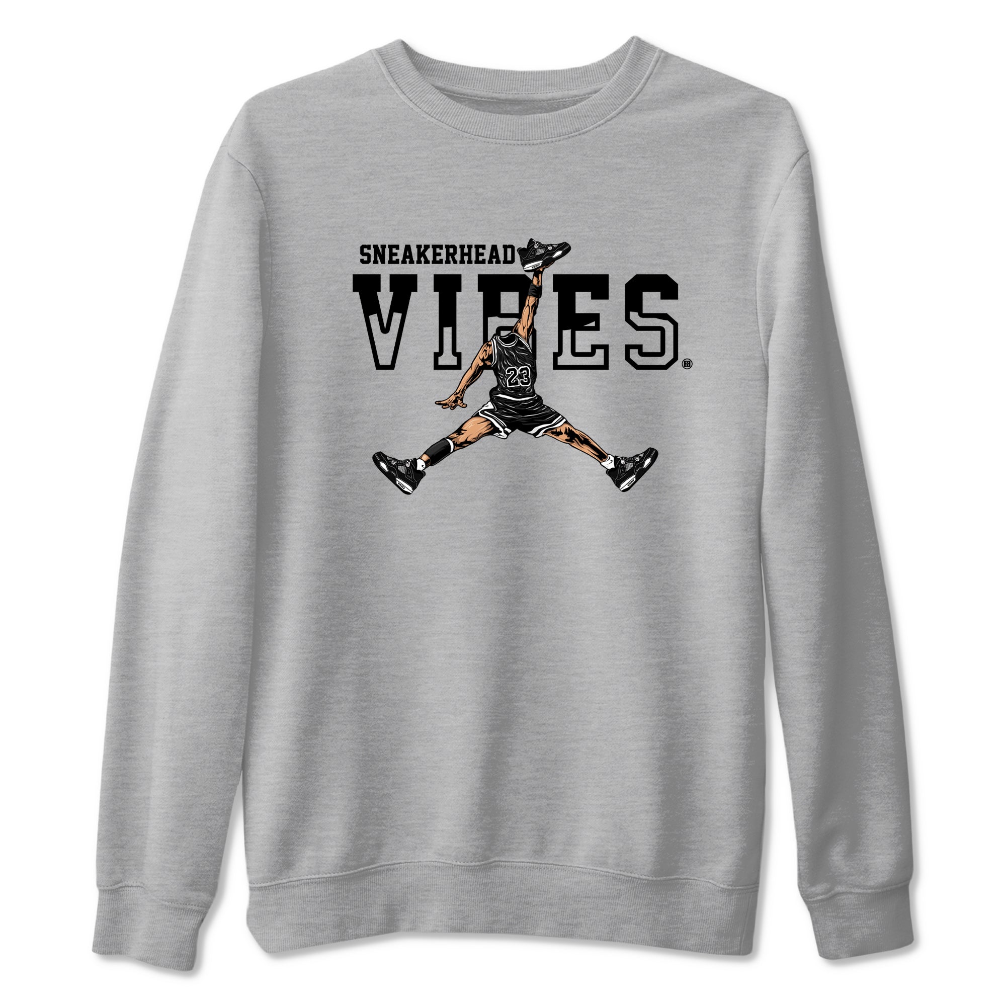Sneakerhead Vibes Sneaker Tees - Air Jordan 4 White Thunder