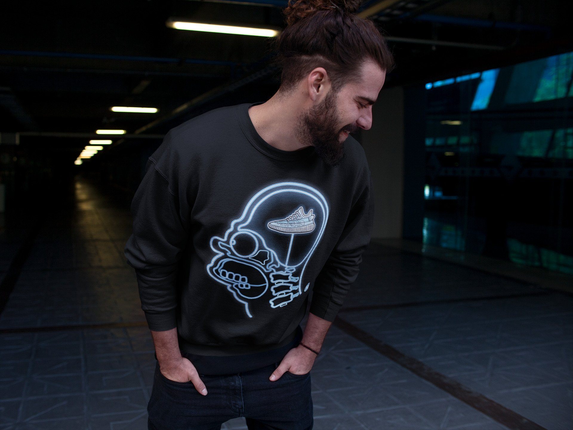 Sneakerhead Xray Unisex Tops - Yeezy 350 Mono Ice