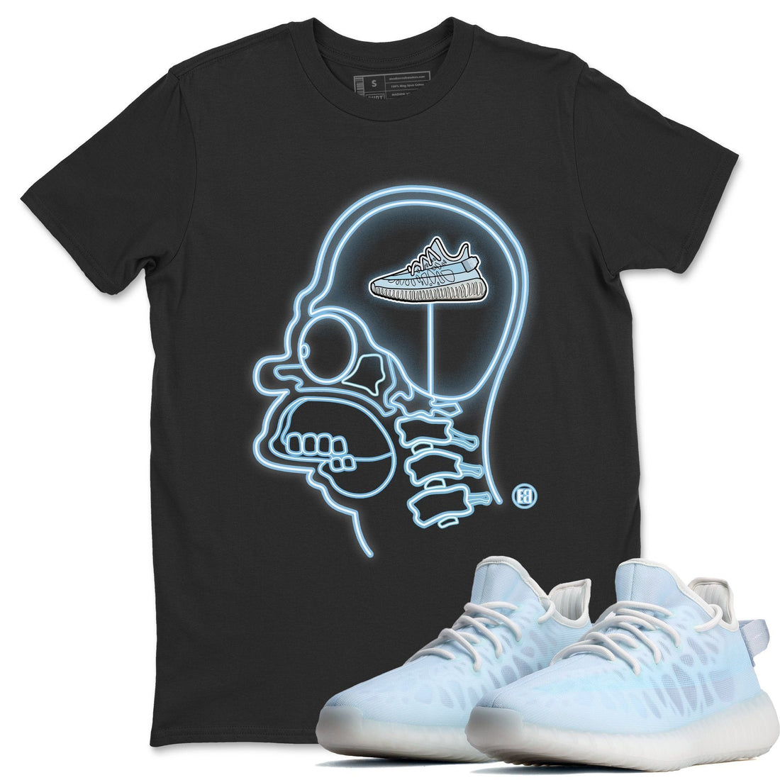 Sneakerhead Xray Unisex Tops - Yeezy 350 Mono Ice