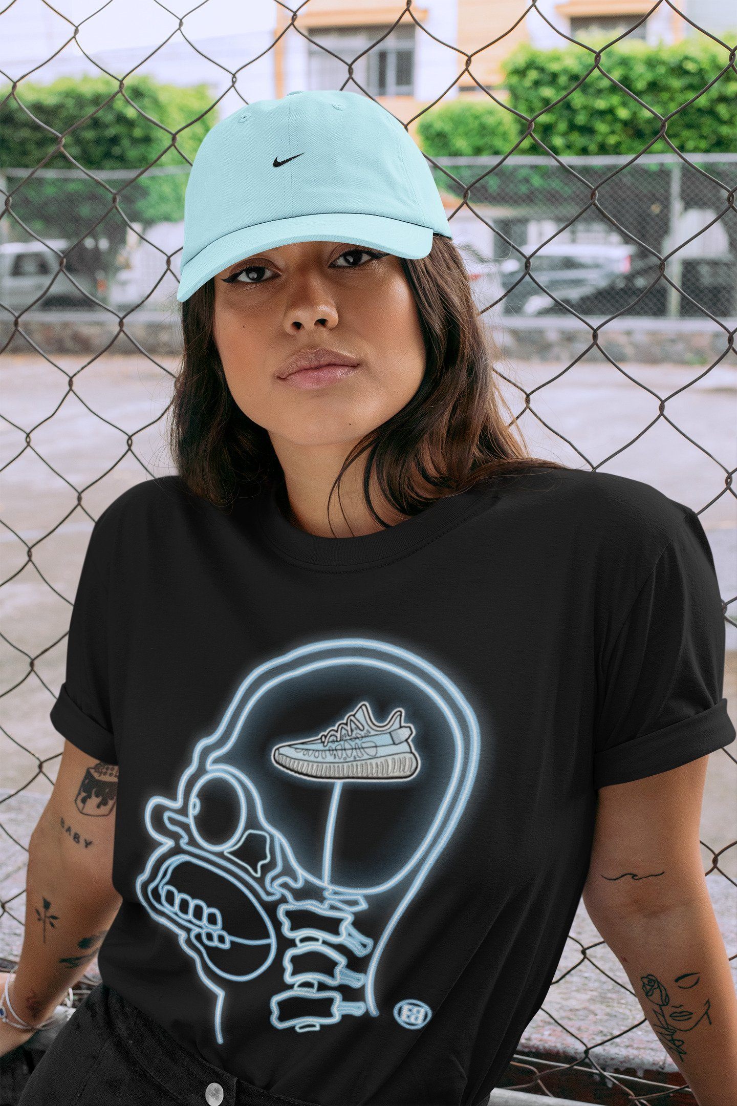 Sneakerhead Xray Unisex Tops - Yeezy 350 Mono Ice