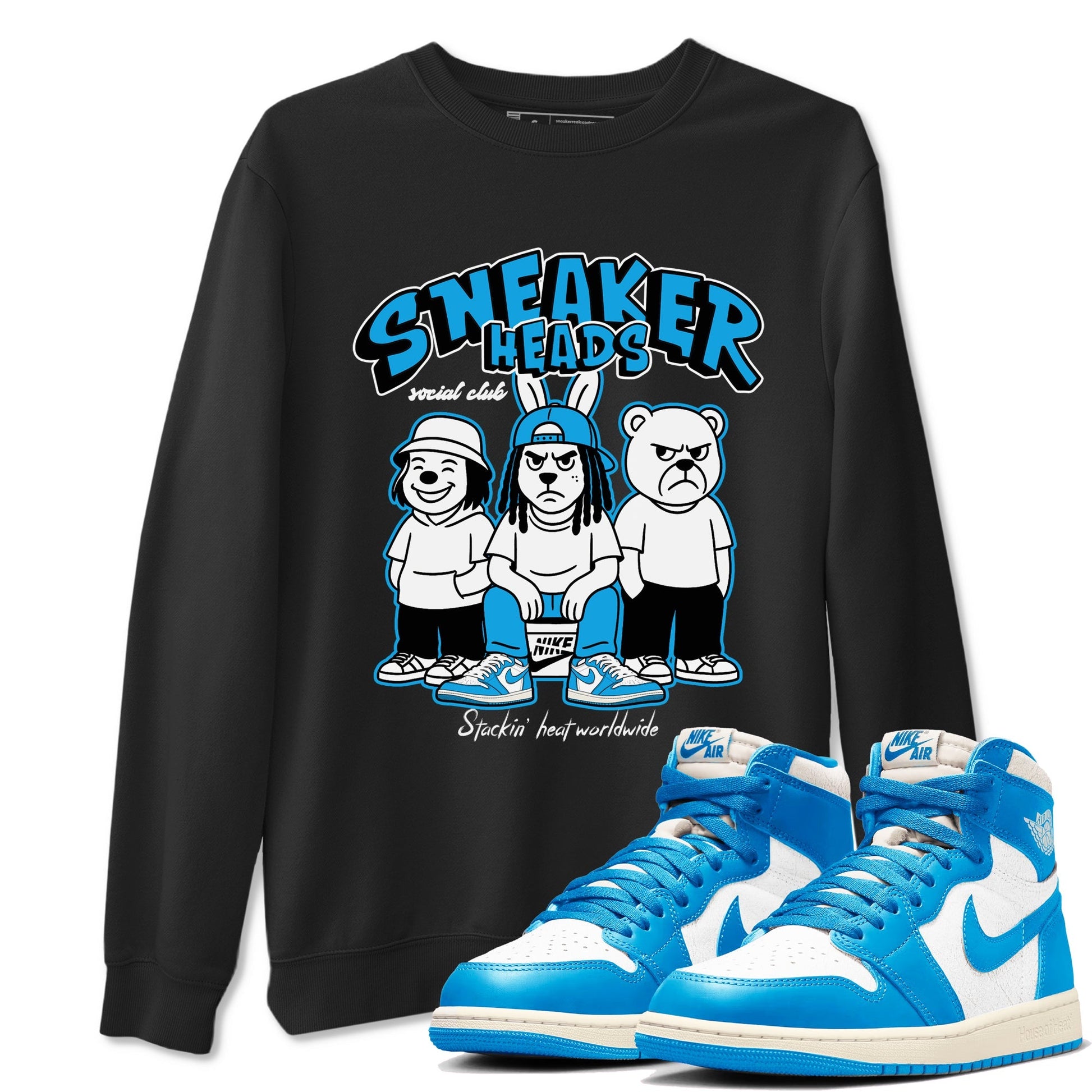 Sneakerheads Social Club Sneaker Tees - Air Jordan 1 UNC reimagined