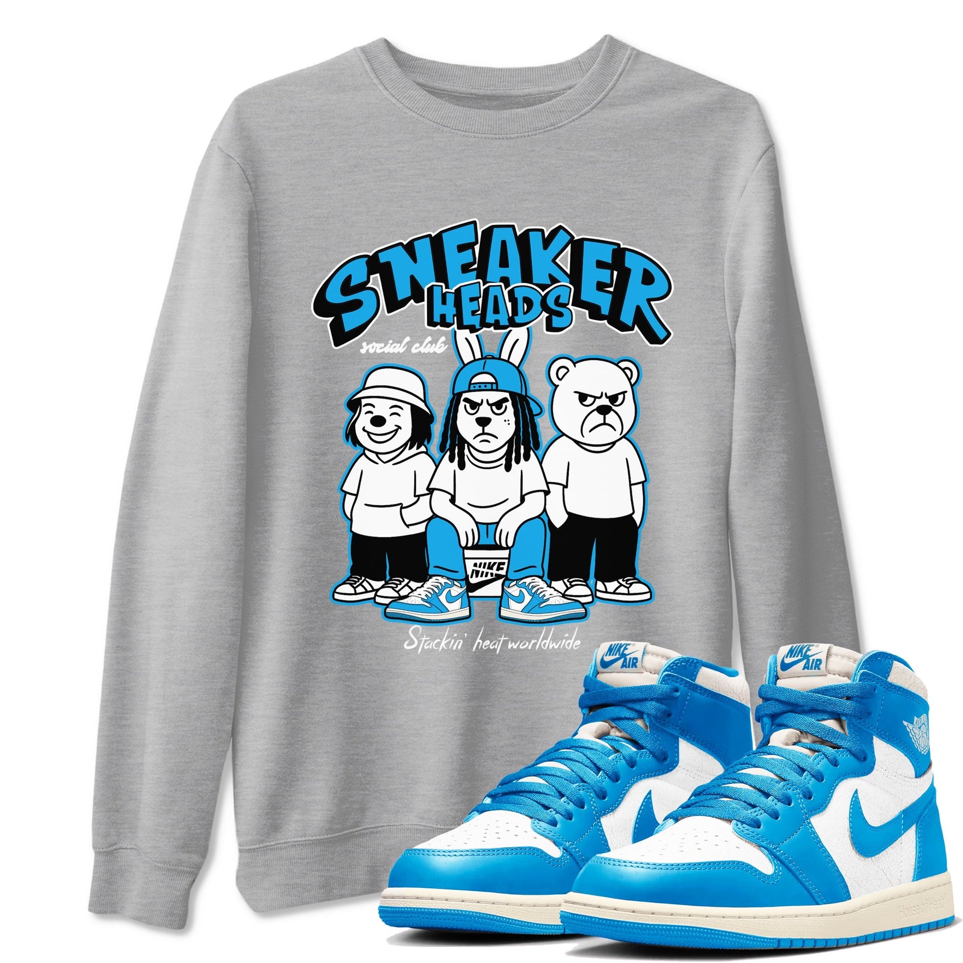 Sneakerheads Social Club Sneaker Tees - Air Jordan 1 UNC reimagined